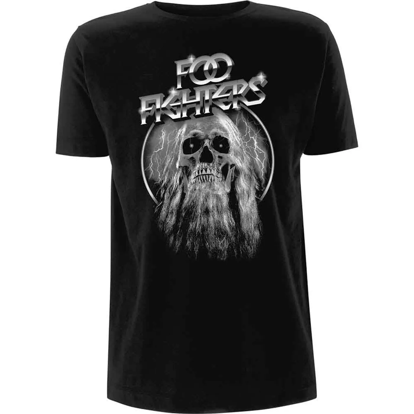 Foo Fighters T Shirt - Bearded Skull