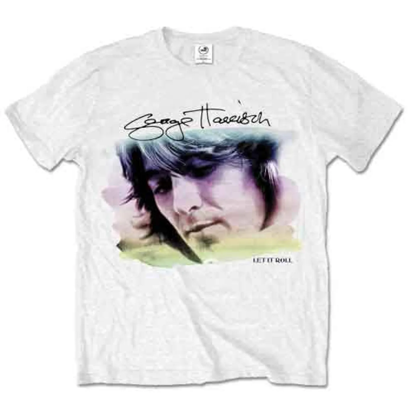 George Harrison T Shirt - Water Colour Portrait
