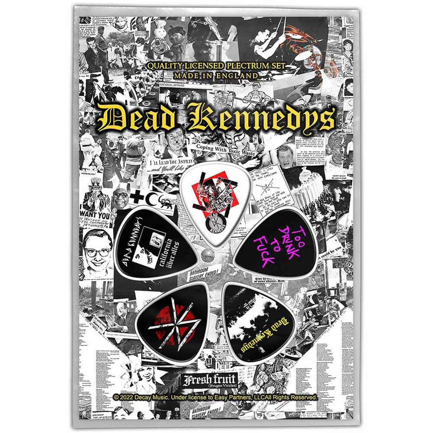 Dead Kennedys Plectrum - Multi -pack - Fresh Fruit
