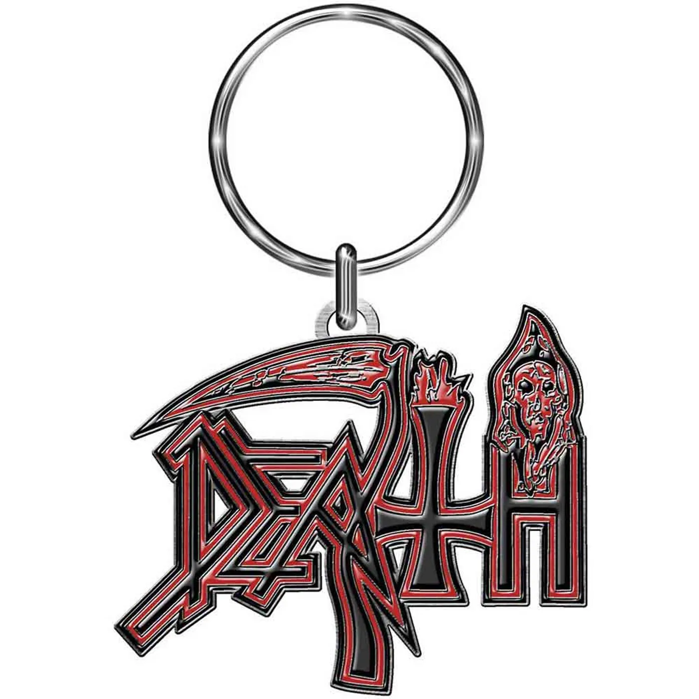 Death Standard Keychains - Human Logo