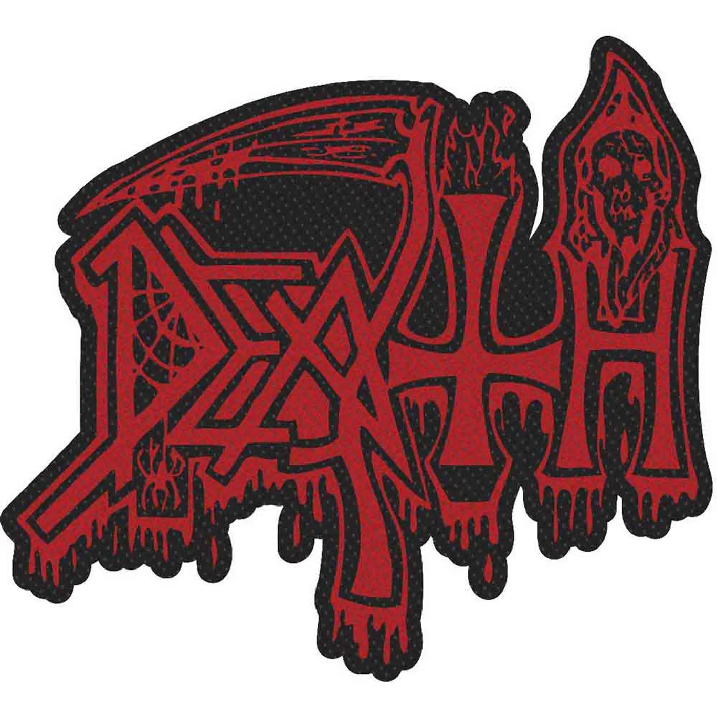 Death Patches - Woven Sew On - Logo Cut Out