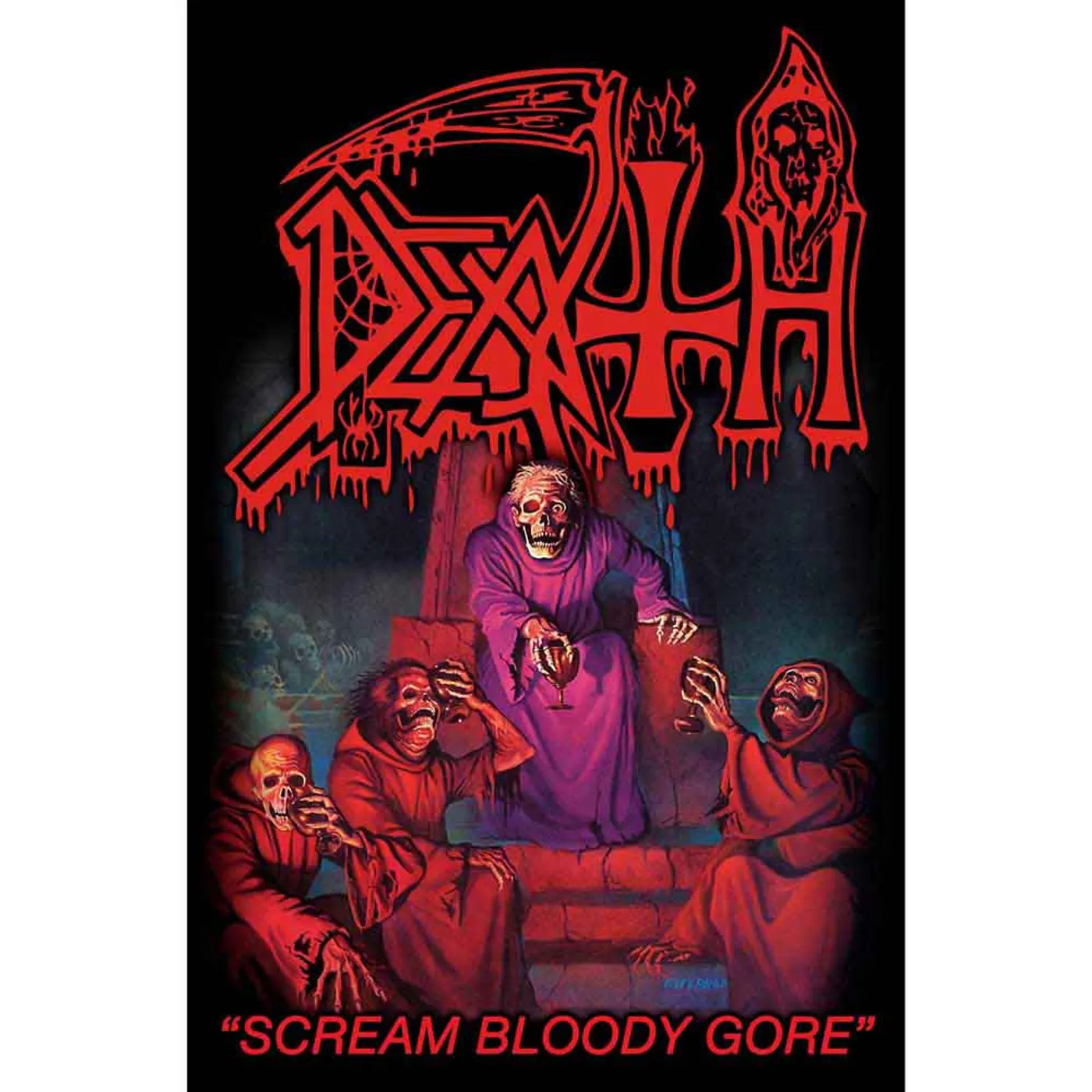 Death Posters - Textile - Scream Bloody Gore