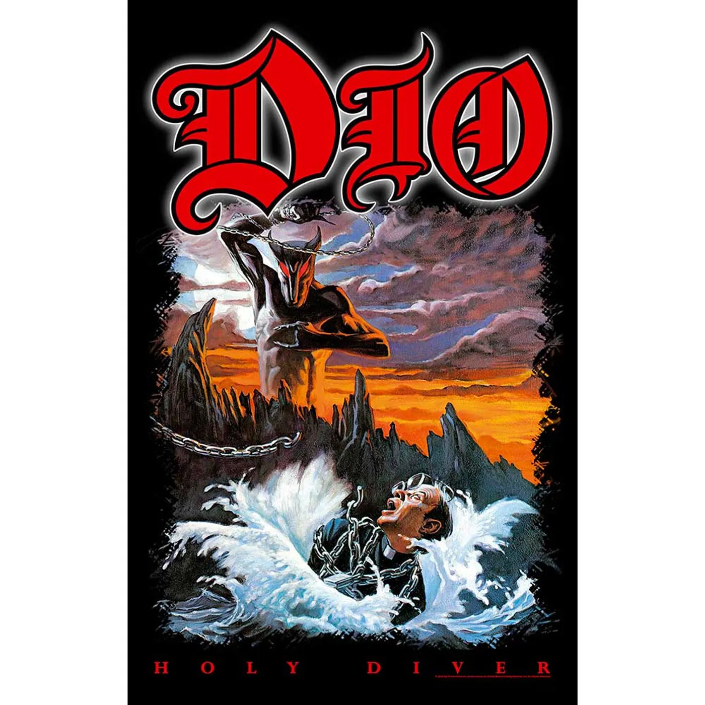 Dio Posters - Textile - Holy Diver