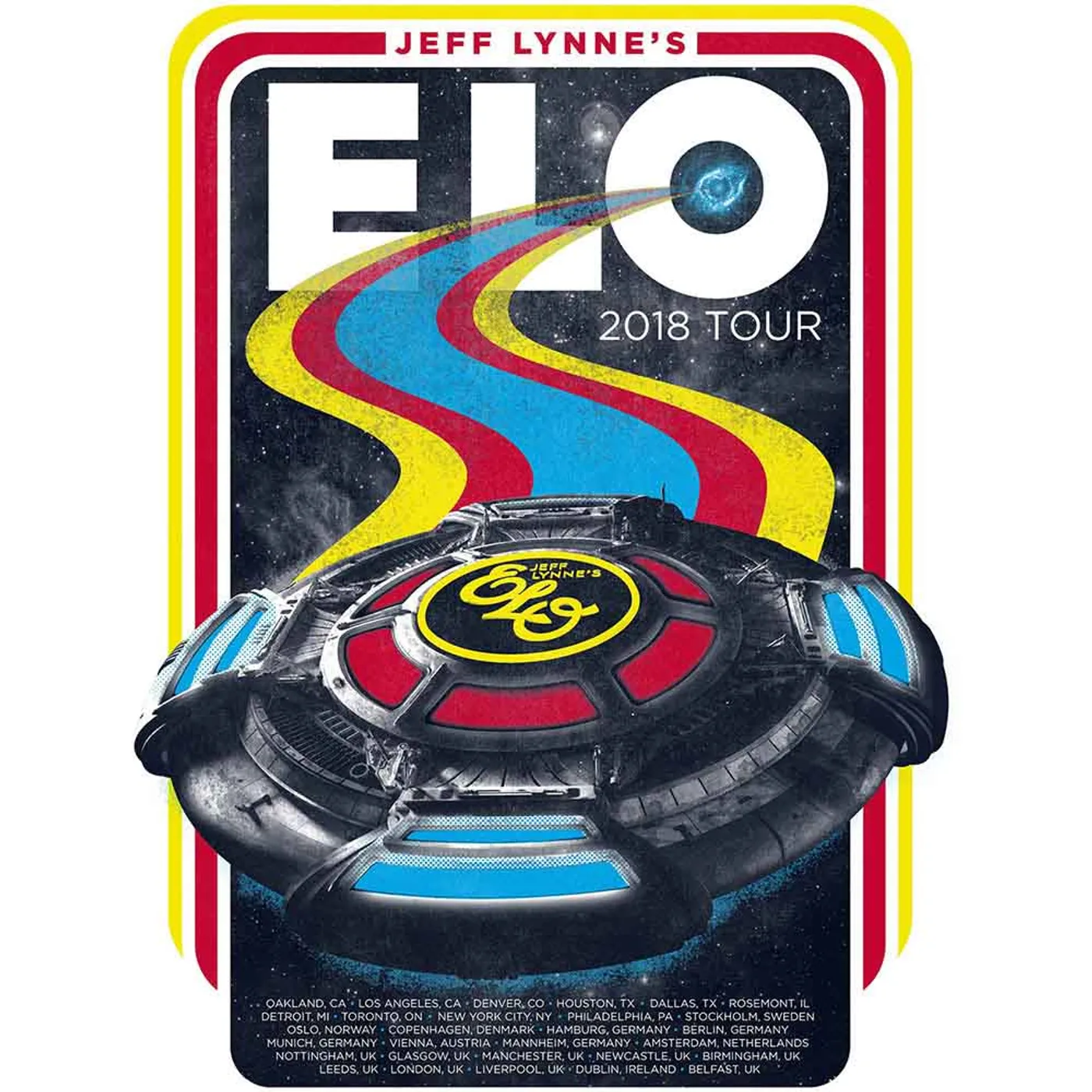 ELO (Electric Light Orchestra) Canvas Prints - 2018 Tour