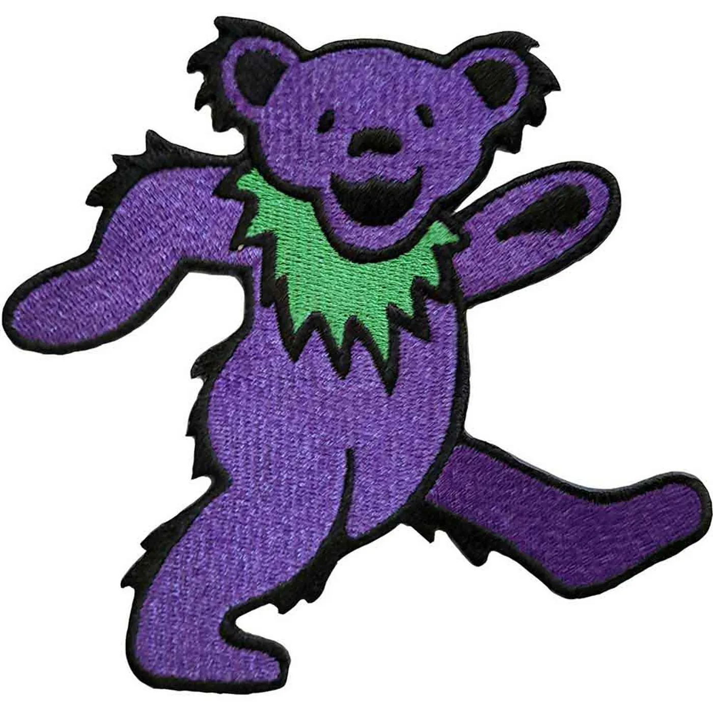 Grateful Dead Patches - Iron On - Purple Dancing Bear