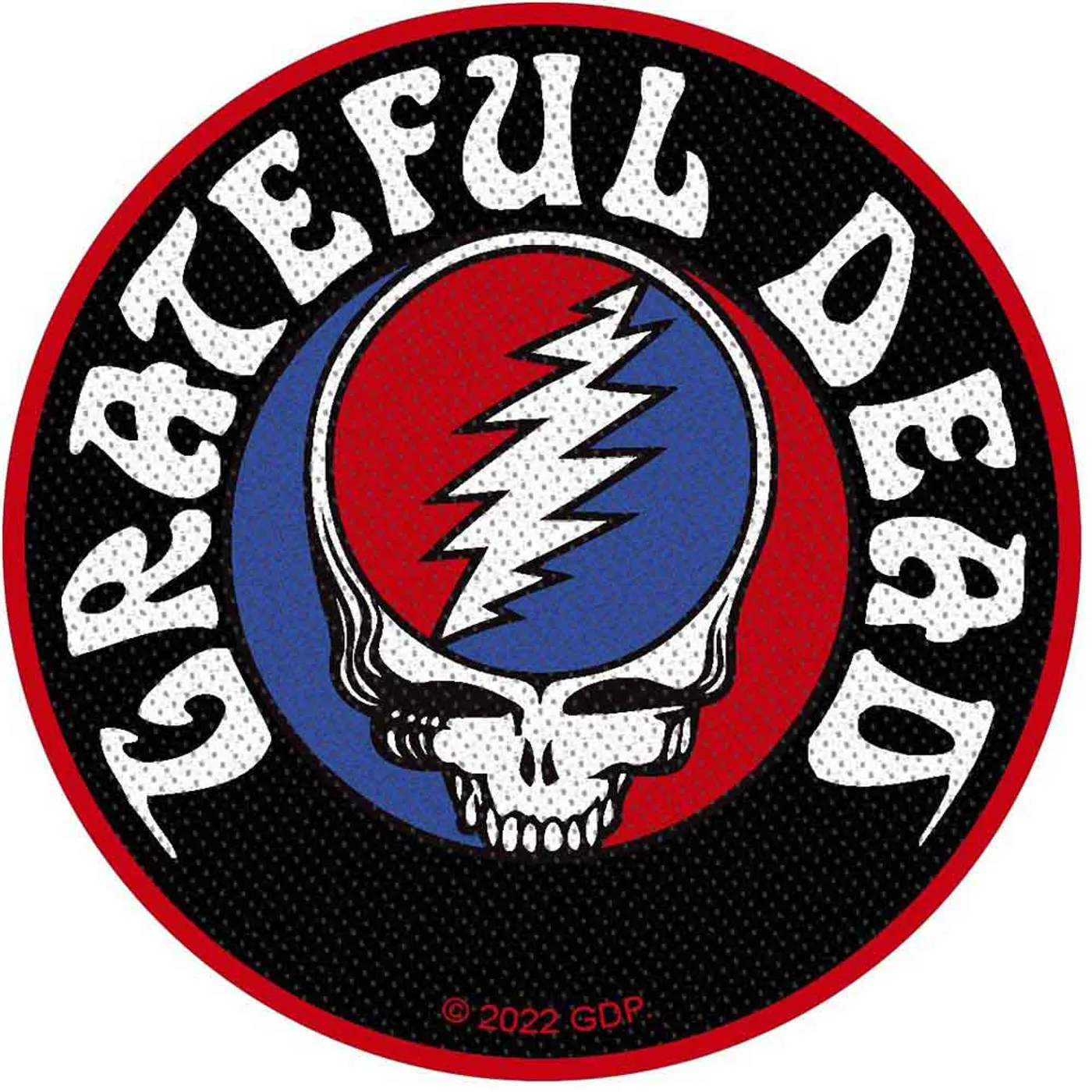Grateful Dead Patches - Woven Sew On - SYF Circle