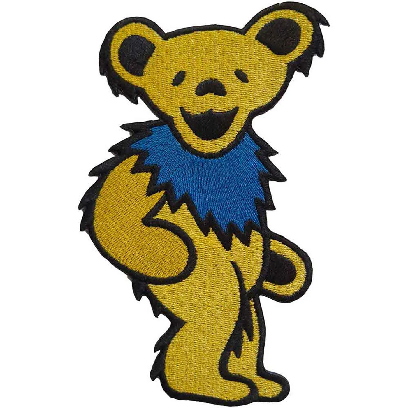 Grateful Dead Patches - Iron On - Yellow Dancing Bear