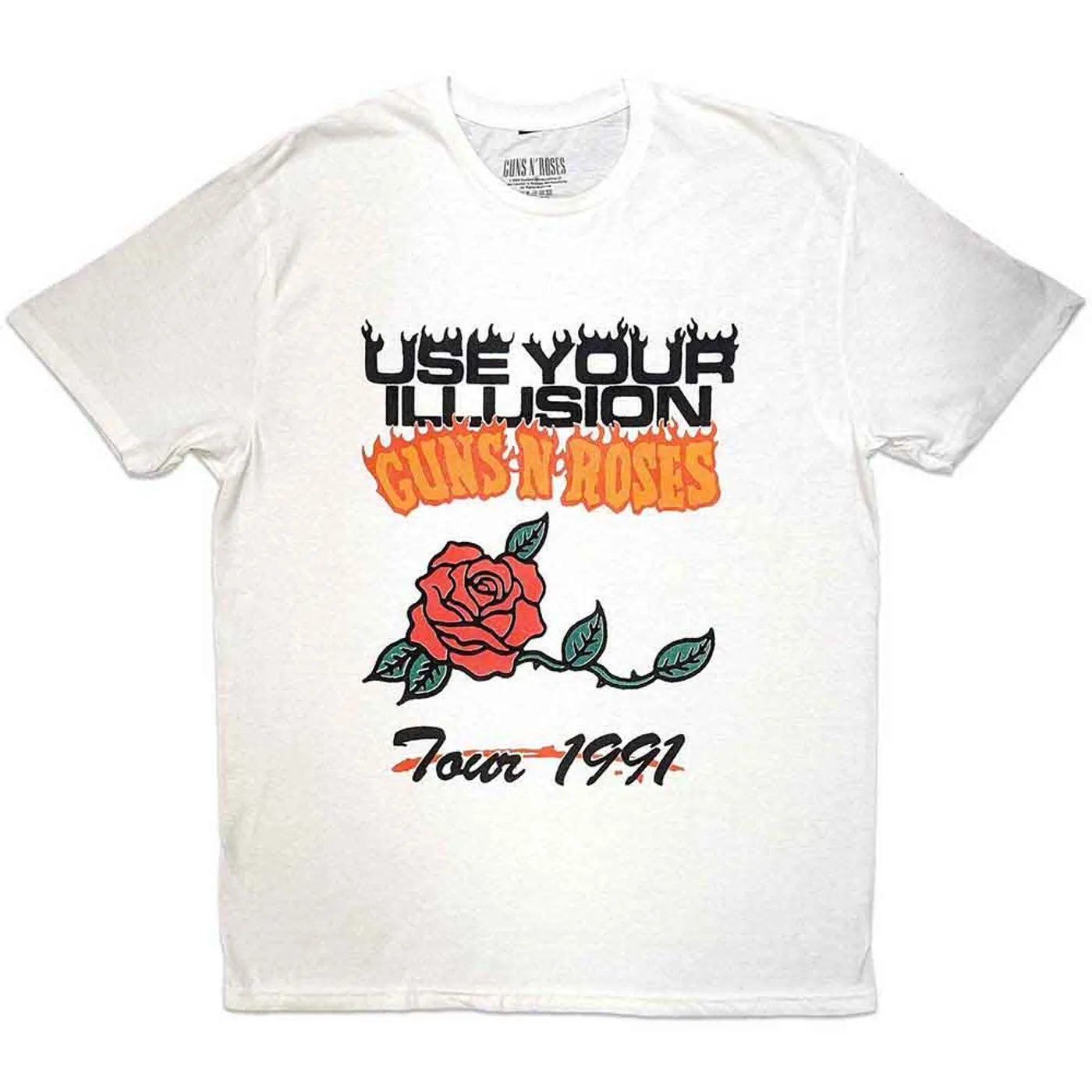 Guns N' Roses T Shirt - UYI Tour 1991