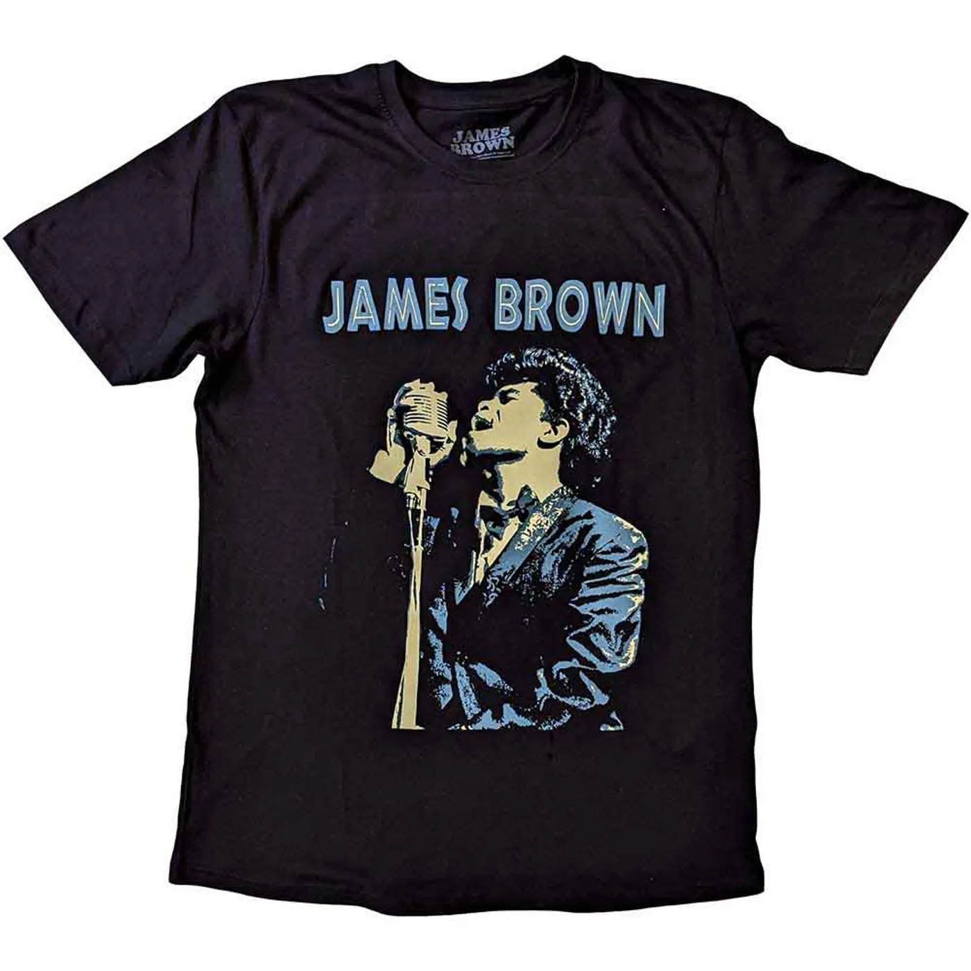 James Brown T Shirt - Holding Mic