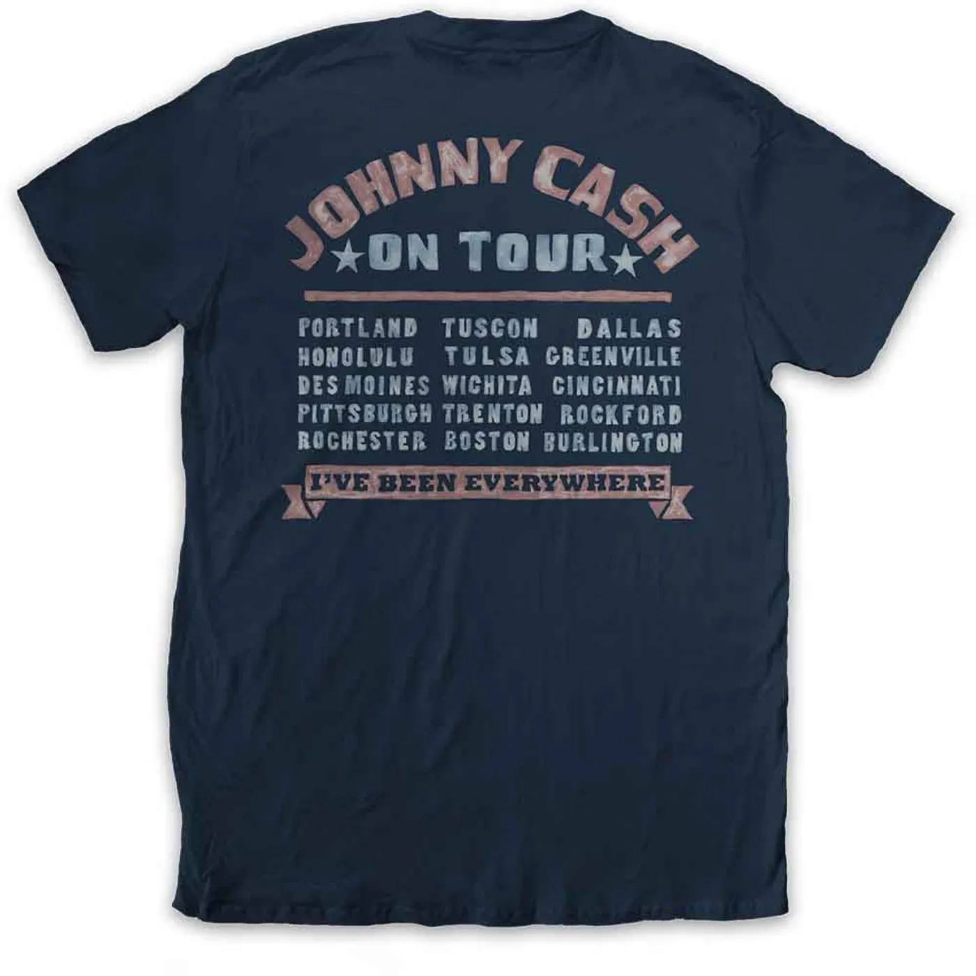 Johnny Cash T Shirt - All Star Tour