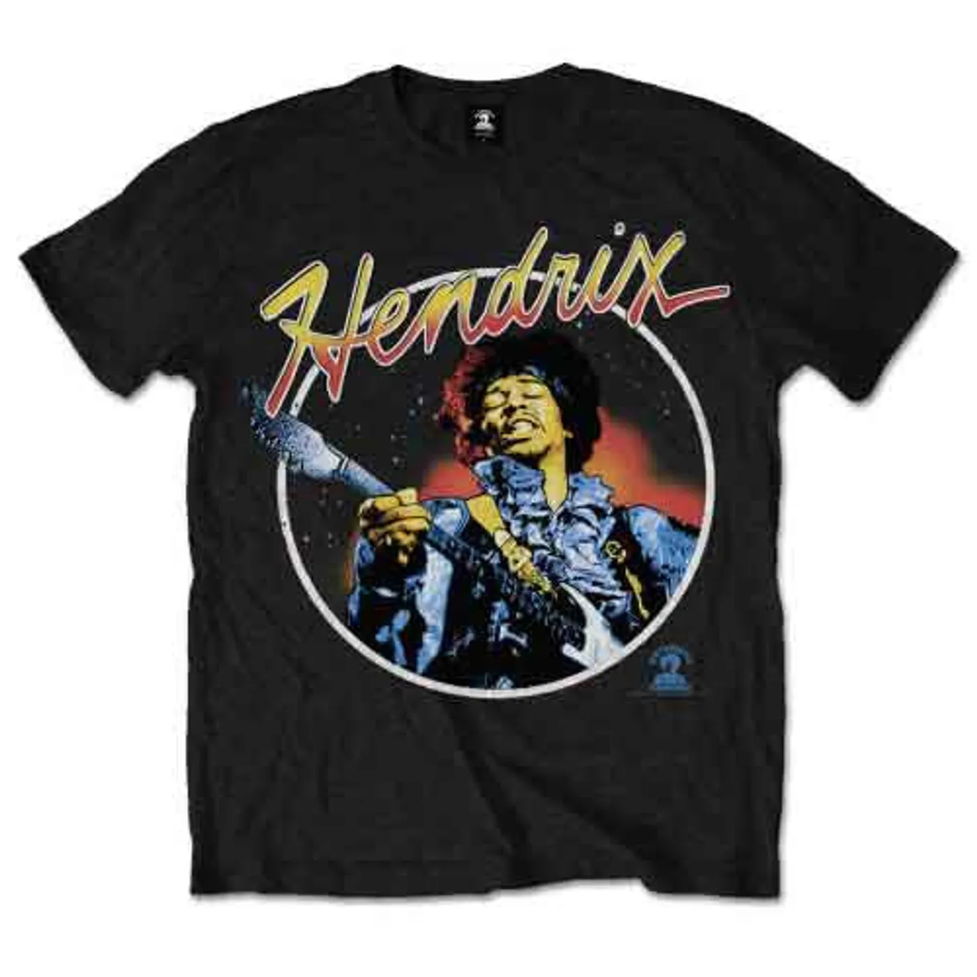 Jimi Hendrix T Shirt - Script Circle
