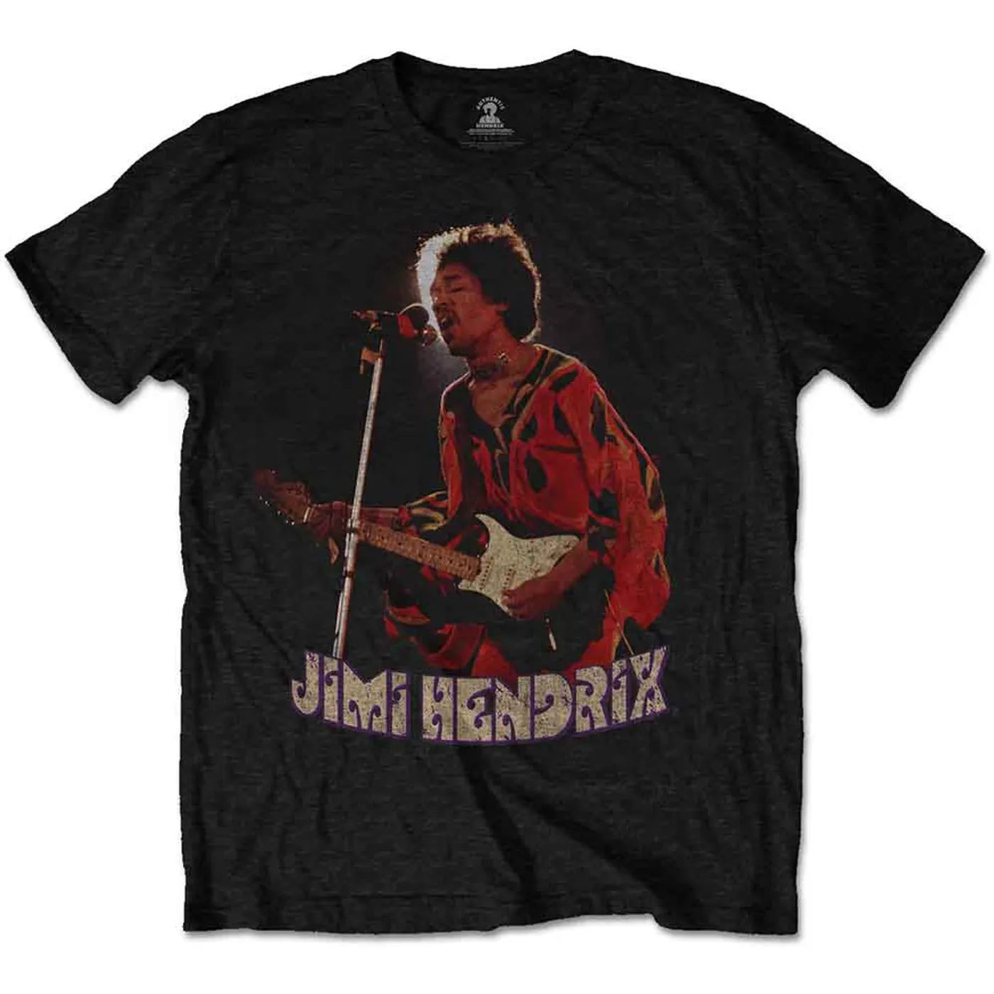 Jimi Hendrix T Shirt - Orange Kaftan