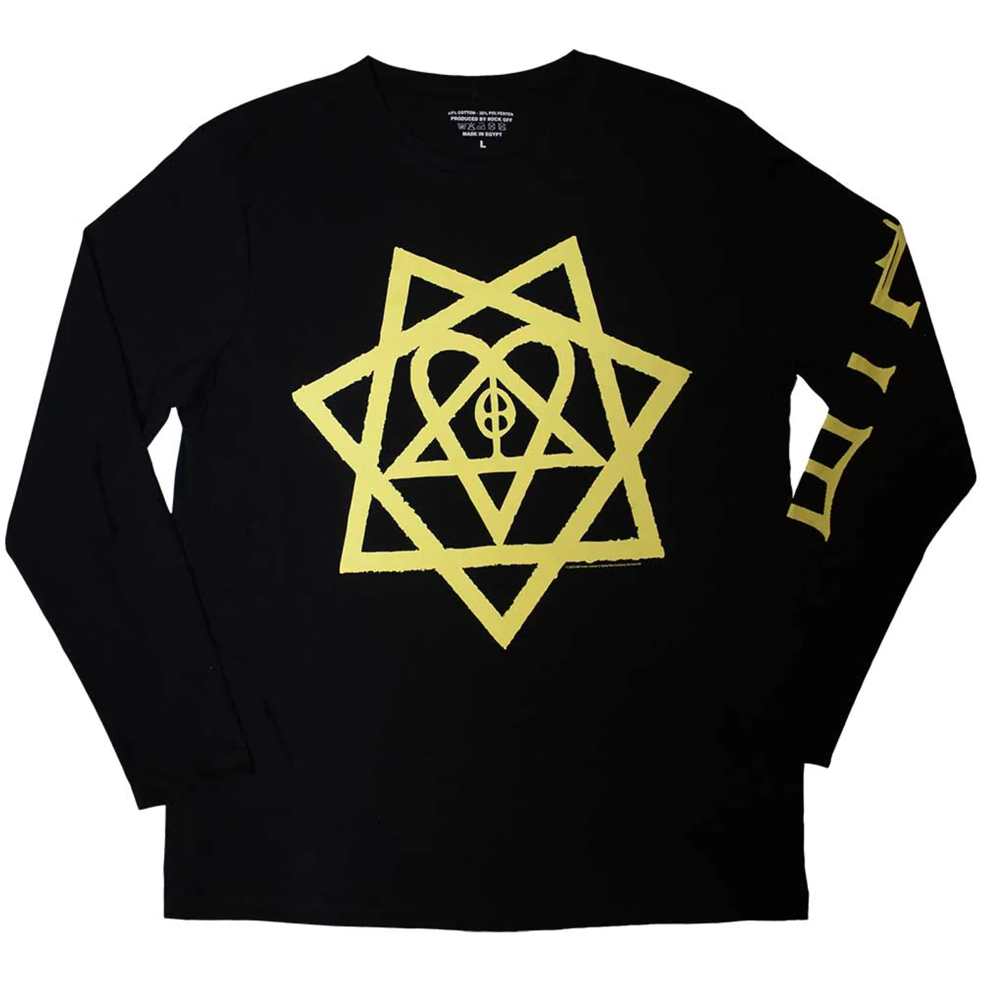 Him Long Sleeve T Shirt - Heartagram Honeycomb