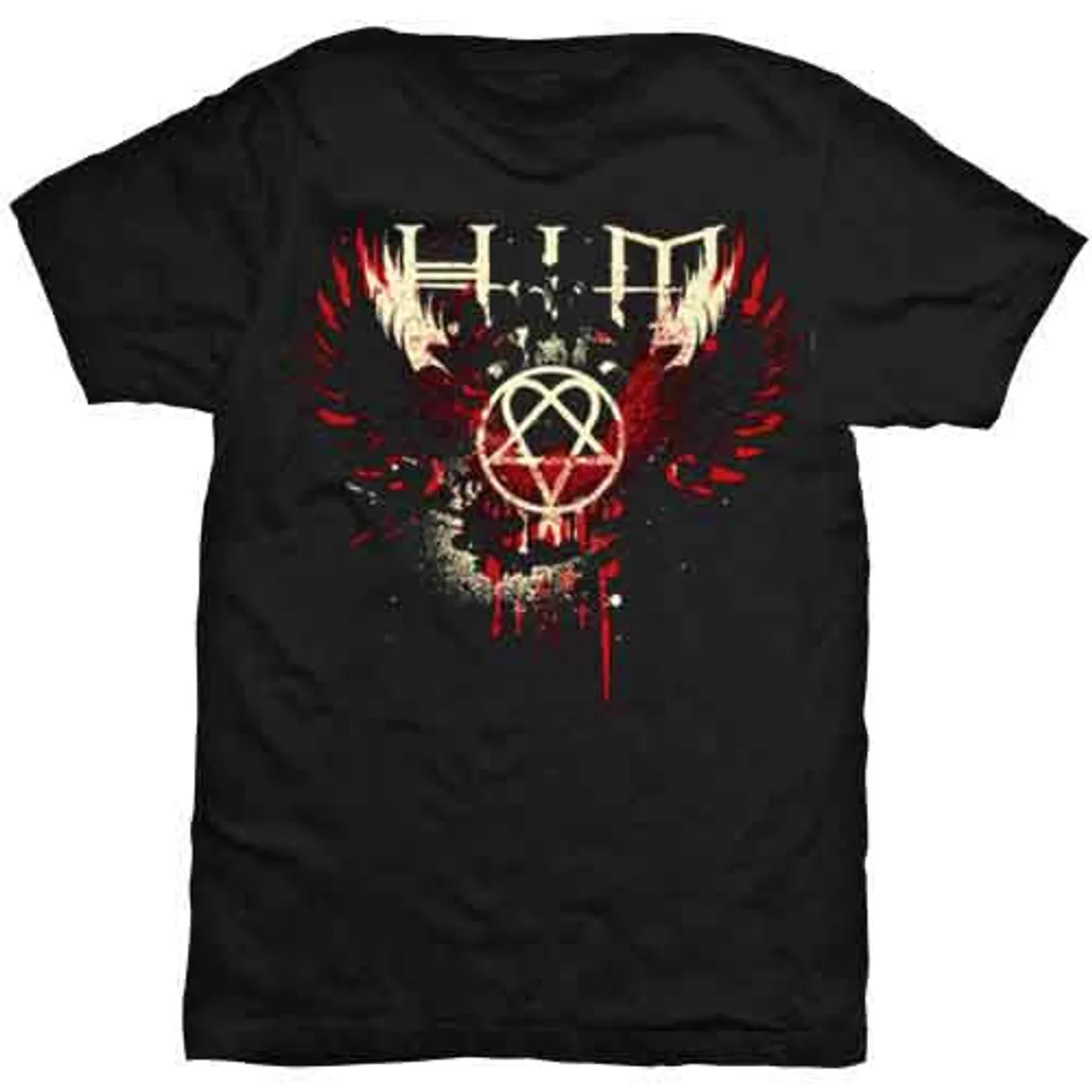 Him T Shirt - Wings Splatter