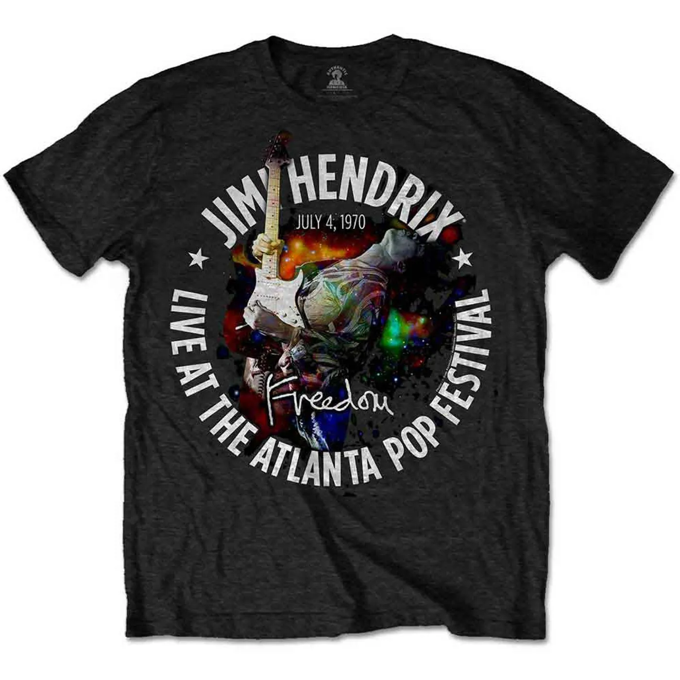 Jimi Hendrix T Shirt - Atlanta Pop Festival 1970