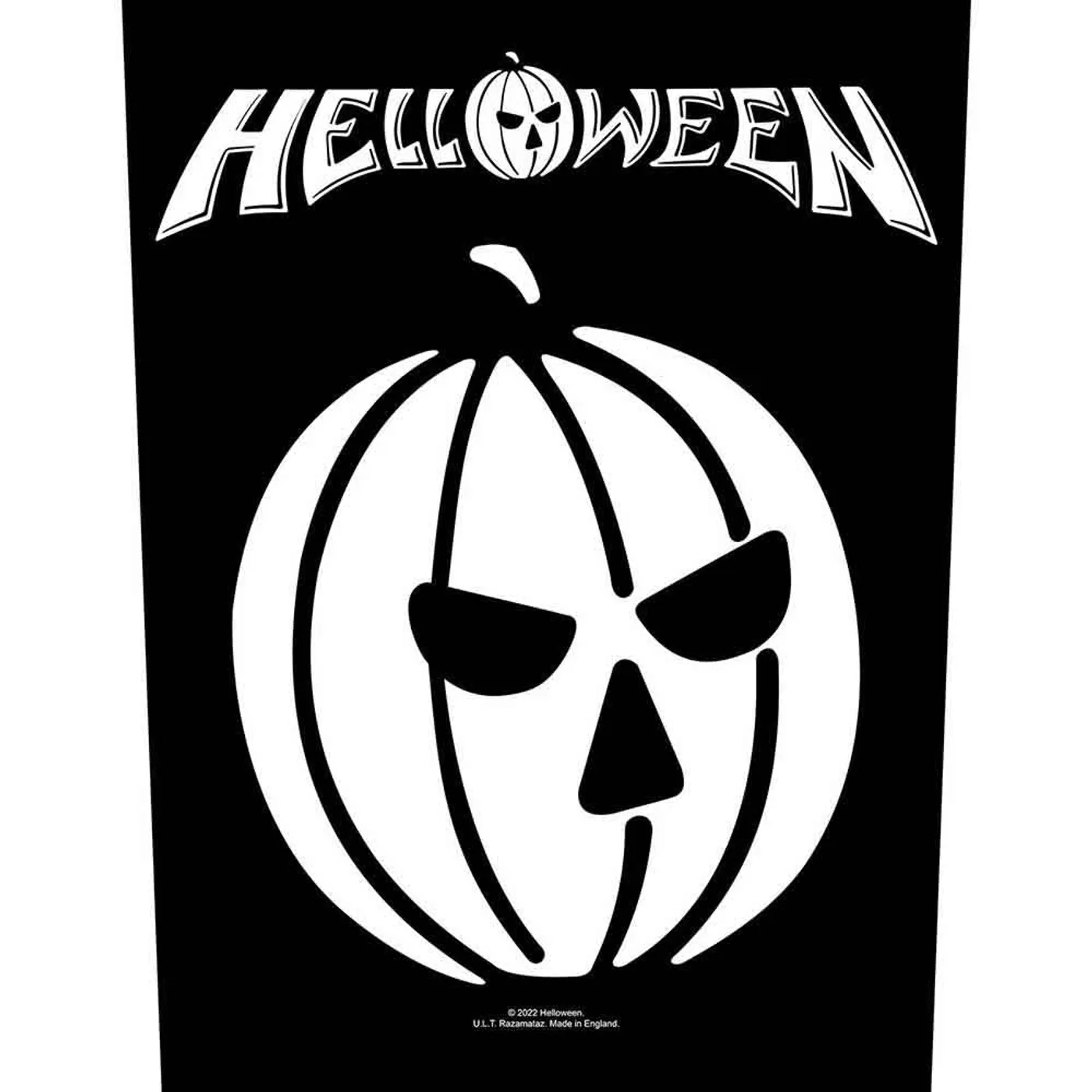 Helloween Patches - Woven Sew On - Pumpkin