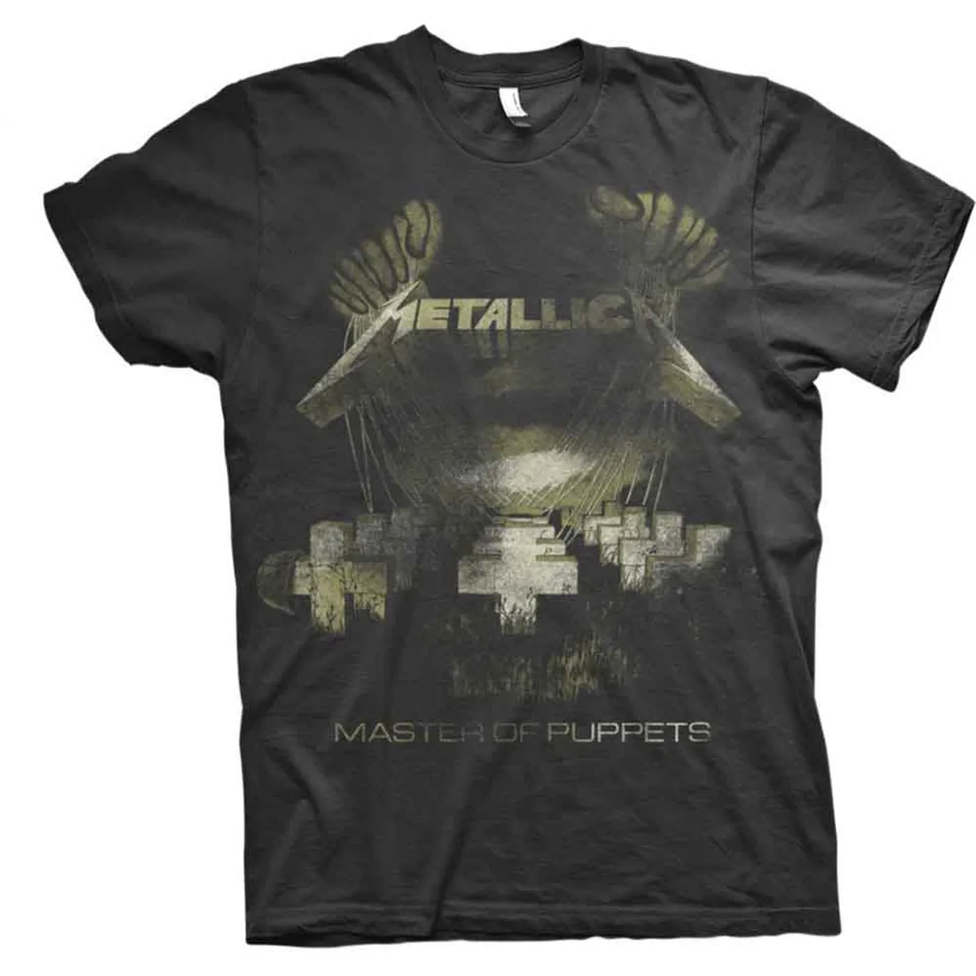Metallica T Shirt - Master Of Puppets Distressed