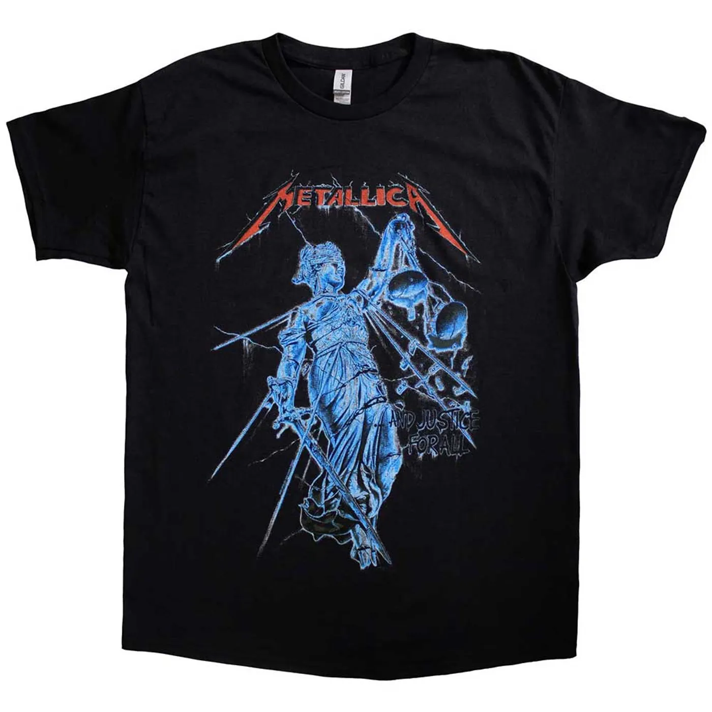 Metallica T Shirt - Blue Justice