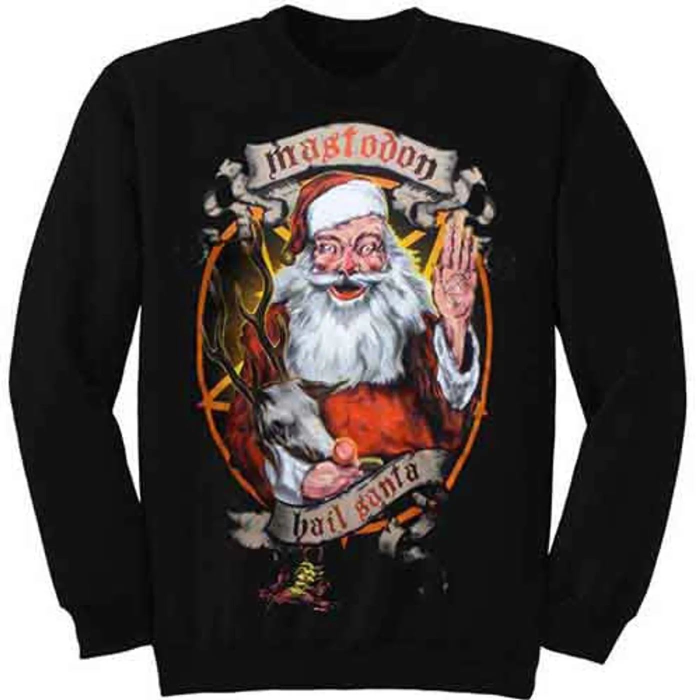 Mastodon Sweatshirt - Hail Santa Holiday
