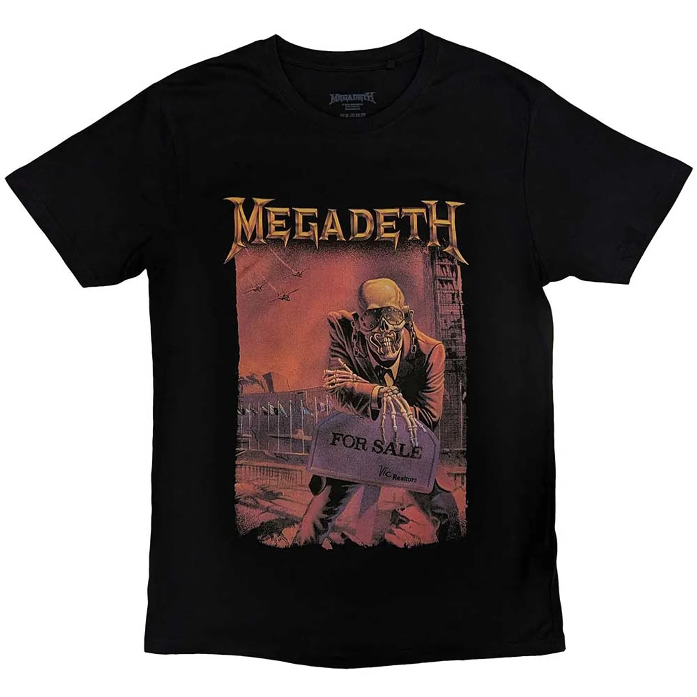 Megadeth T Shirt - Peace Sells Album Cover