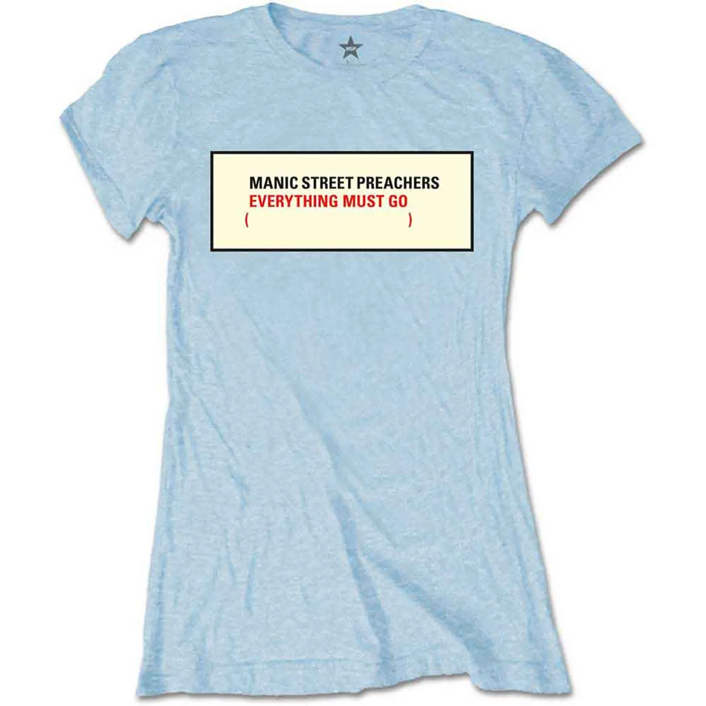 Manic Street Preachers Woman's T Shirt - Everything Must Go