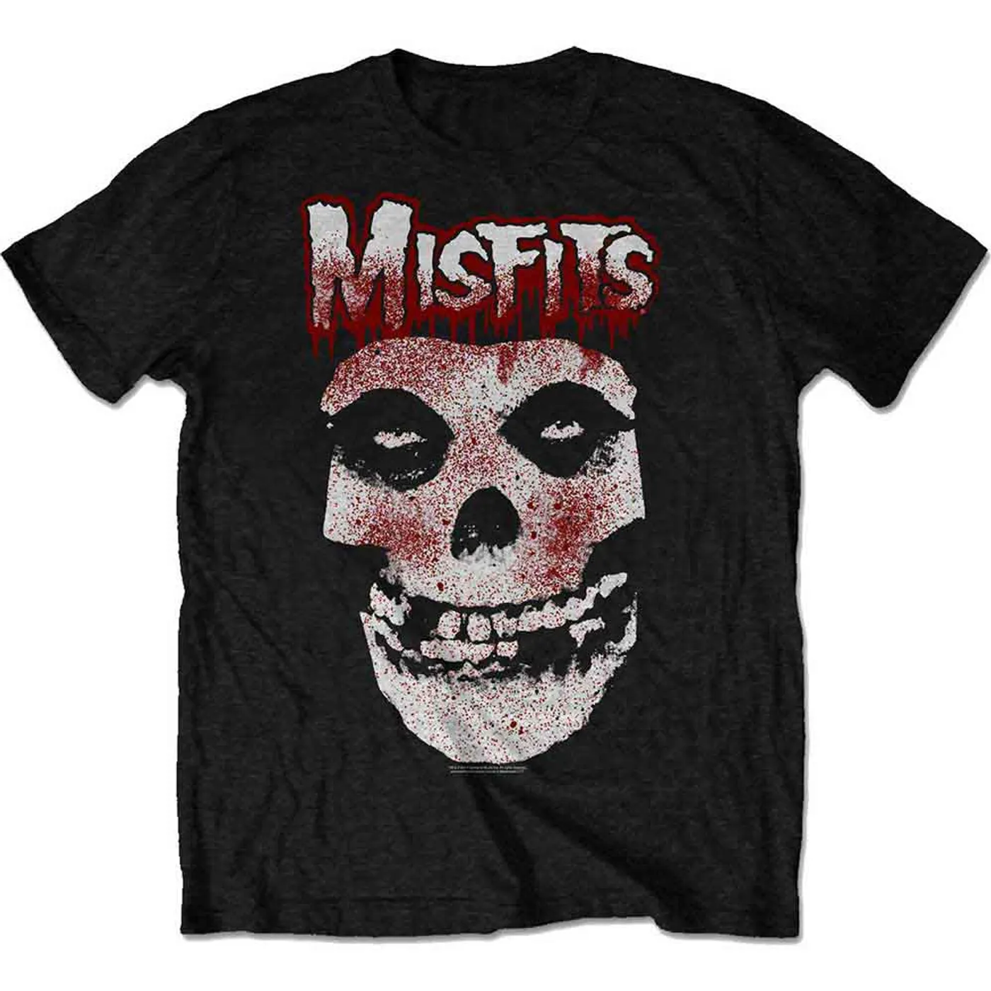 The Misfits T Shirt - Blood Drip Skull