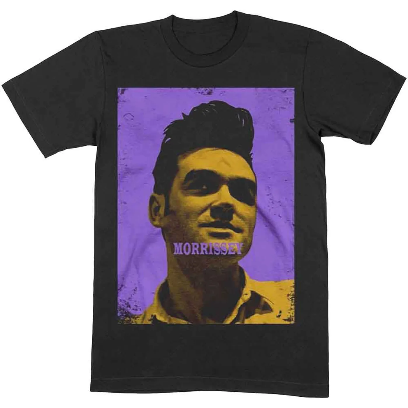 Morrissey T Shirt - Purple & Yellow