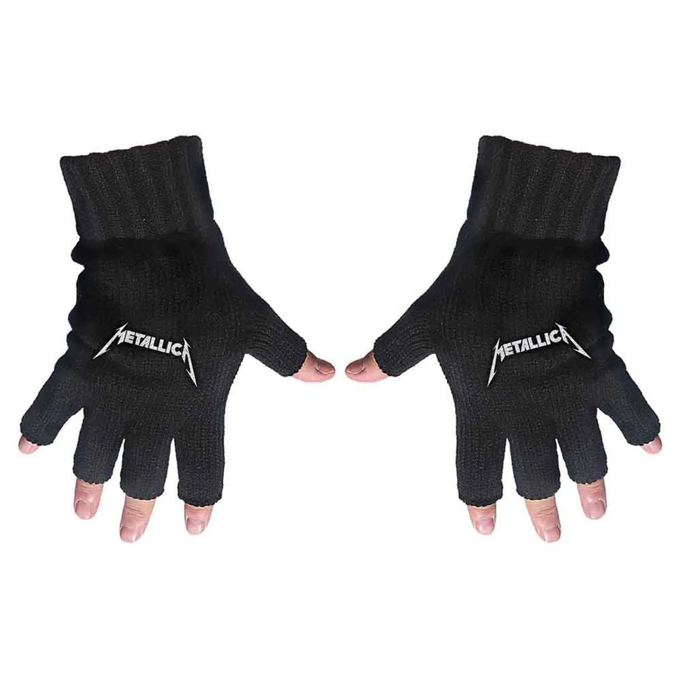 Metallica Fingerless Gloves - Logo