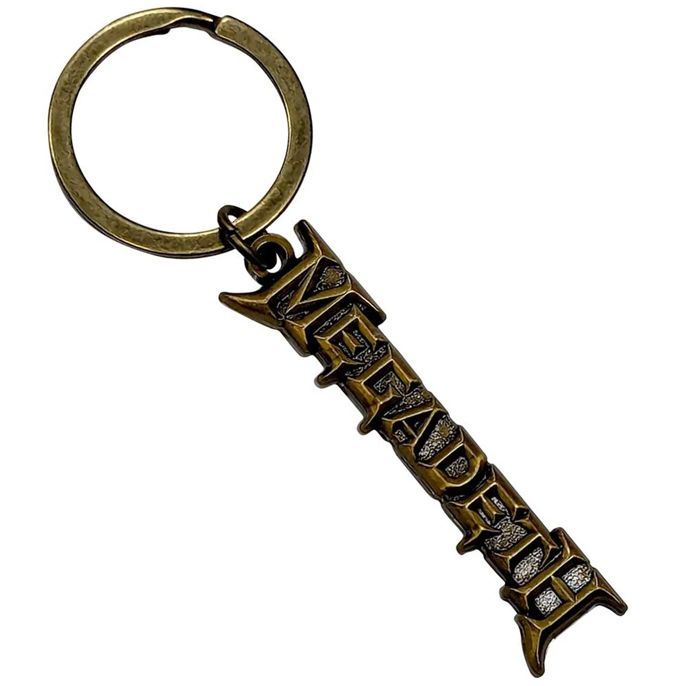 Megadeth Keychains - Gold Logo v2