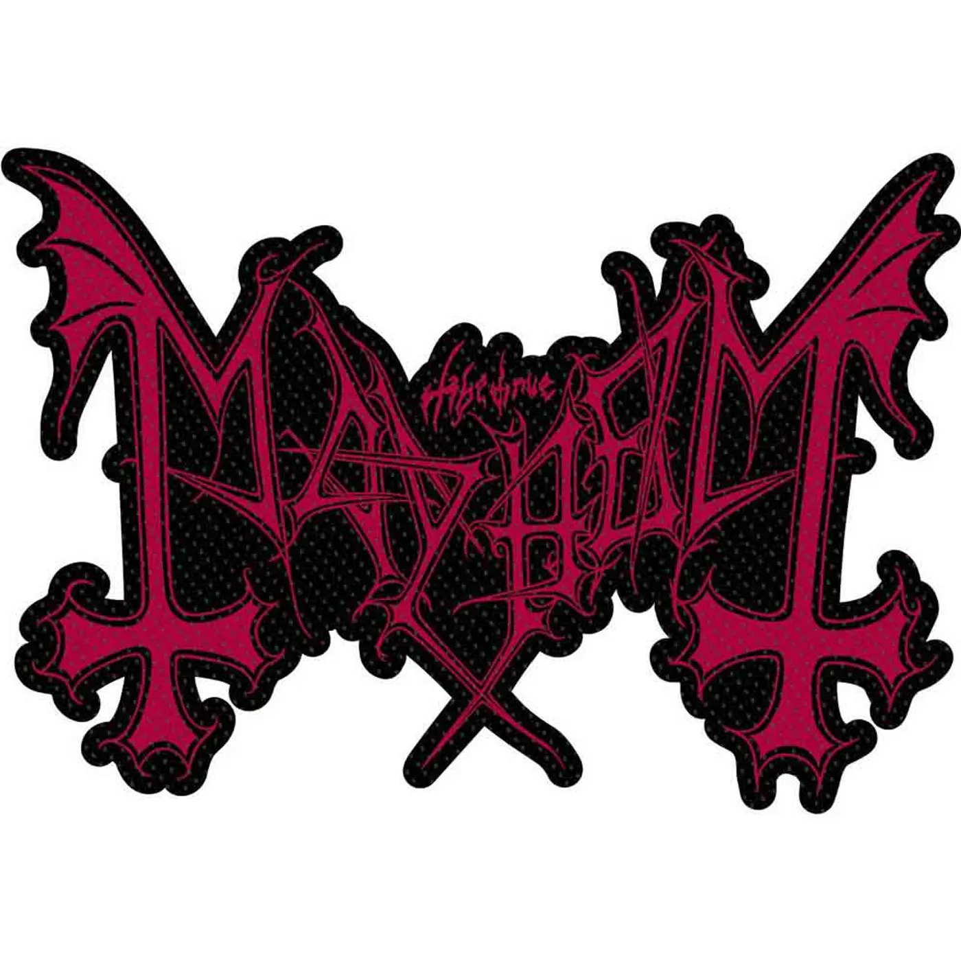 Mayhem Patches - Woven Sew On - Logo Cut Out