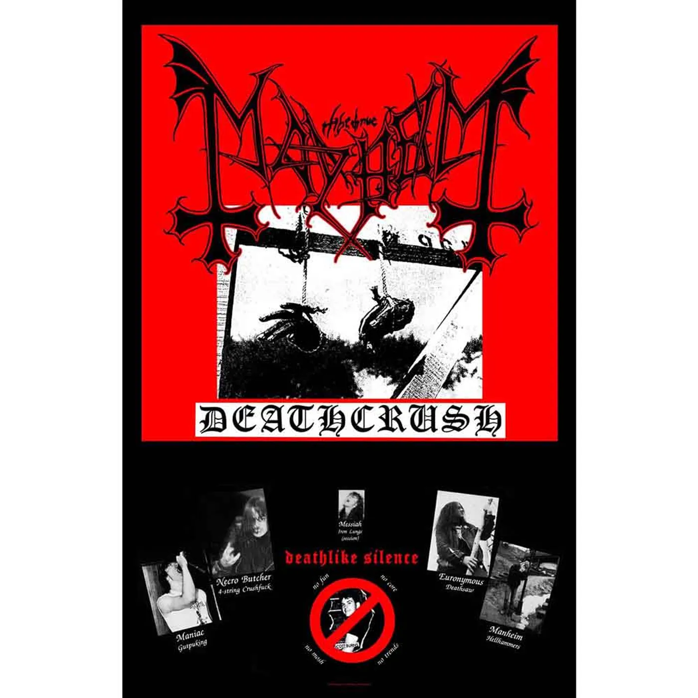 Mayhem Posters - Textile - Deathcrush