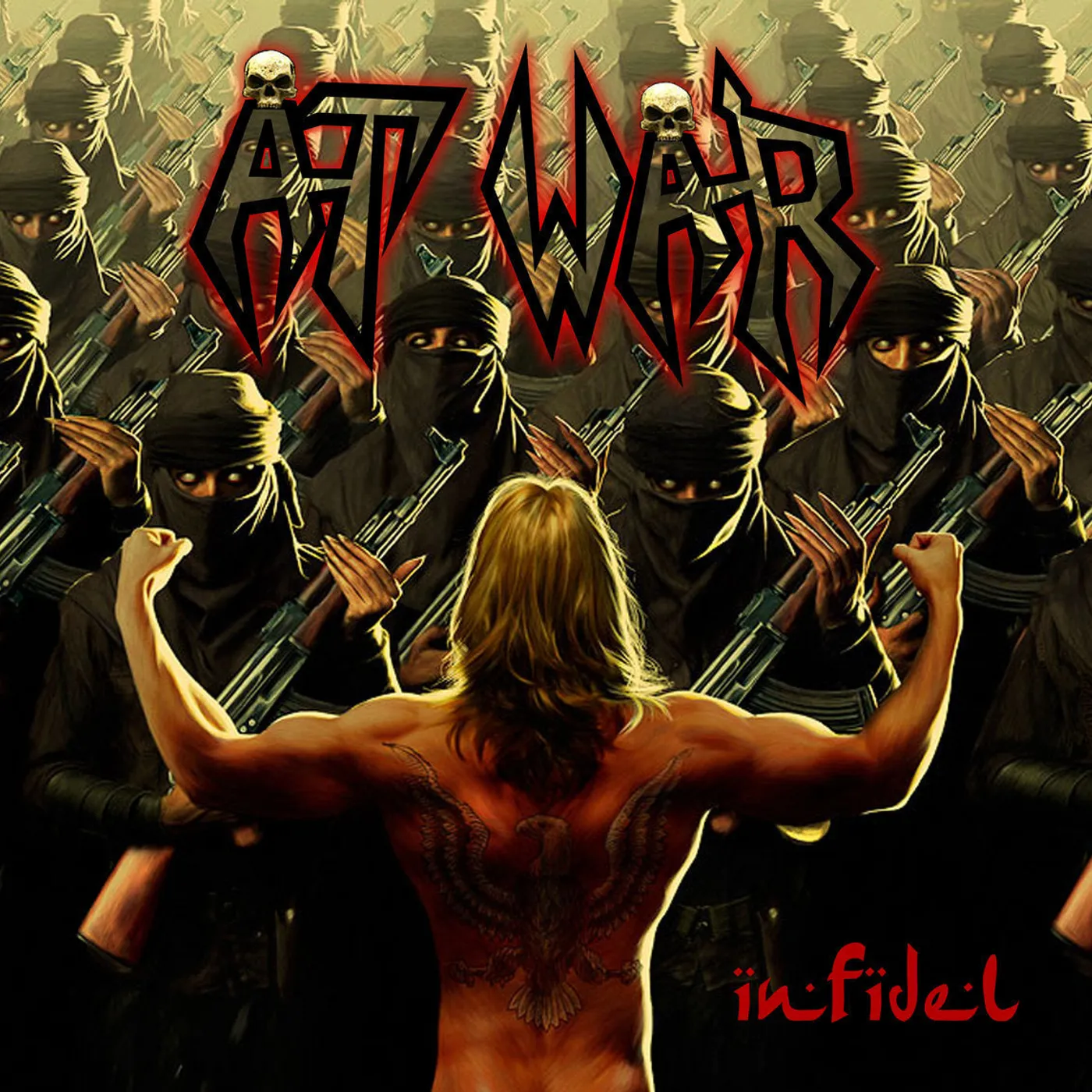 At War LP - Infidel (Camouflage Splatter) (Vinyl)