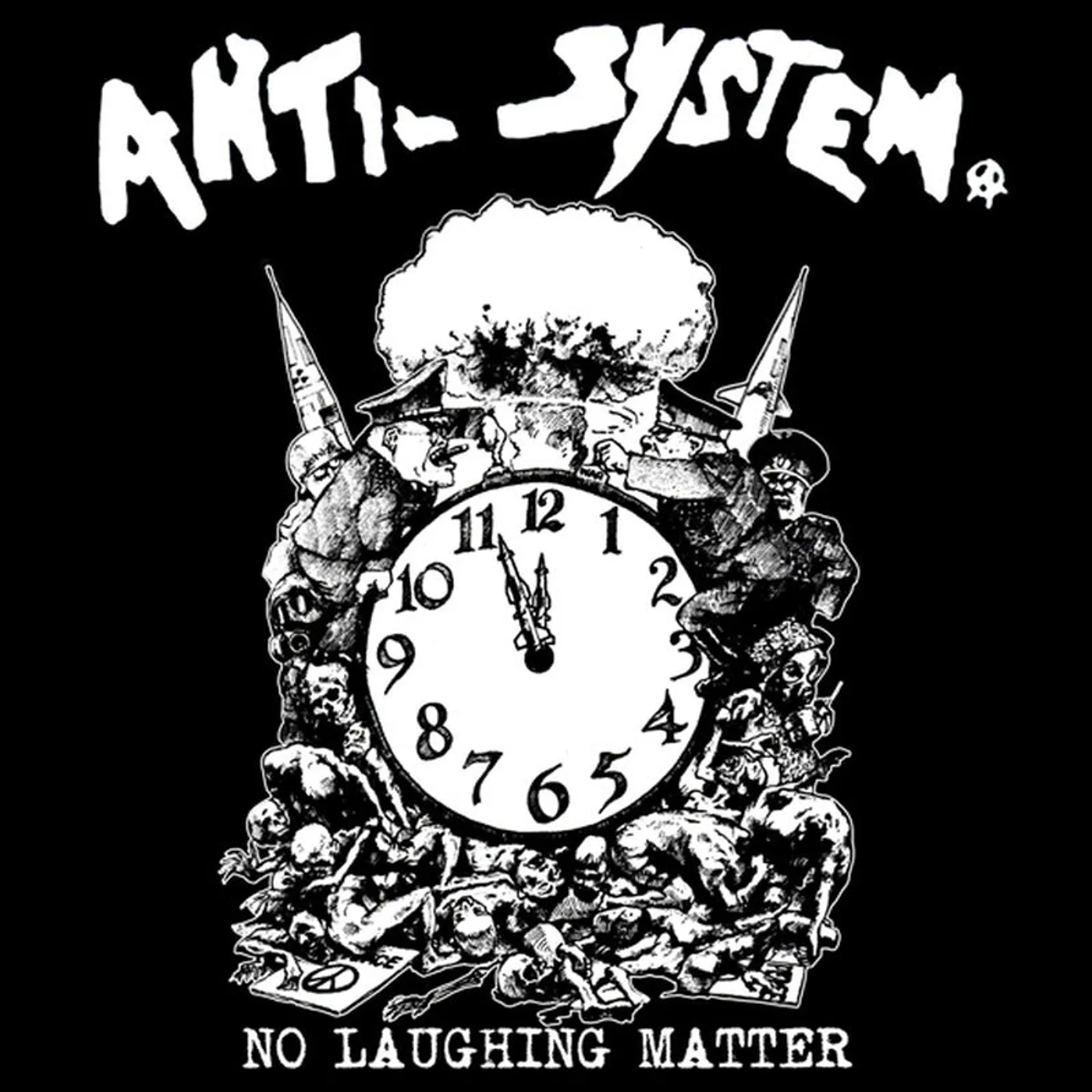 Anti-System LP - No Laughing Matter (White/Black Vinyl + Poster)