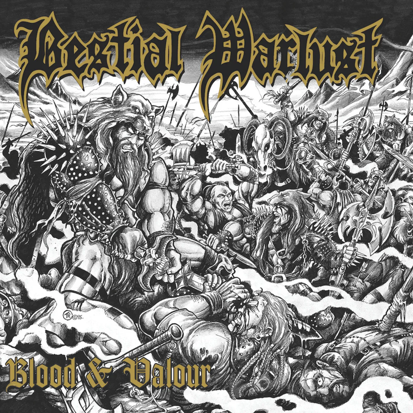 Bestial Warlust LP - Blood & Valour (Vinyl)