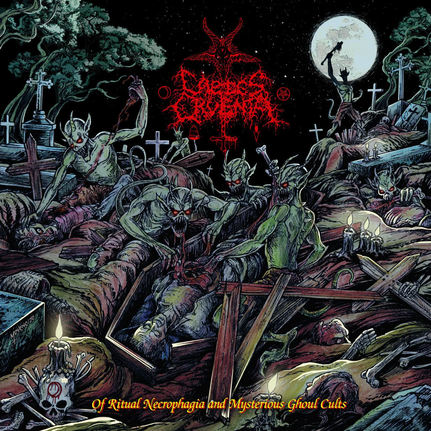 Caedes Cruenta LP - Of Ritual Necrophagia And Mysterious Ghoul Cults (2Lp) (Vinyl)