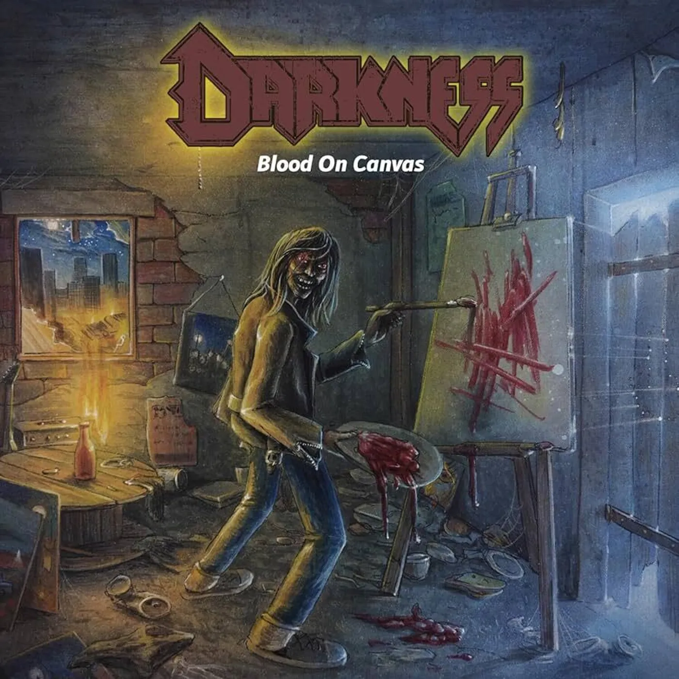Darkness LP - Blood On Canvas (Clear Vinyl)
