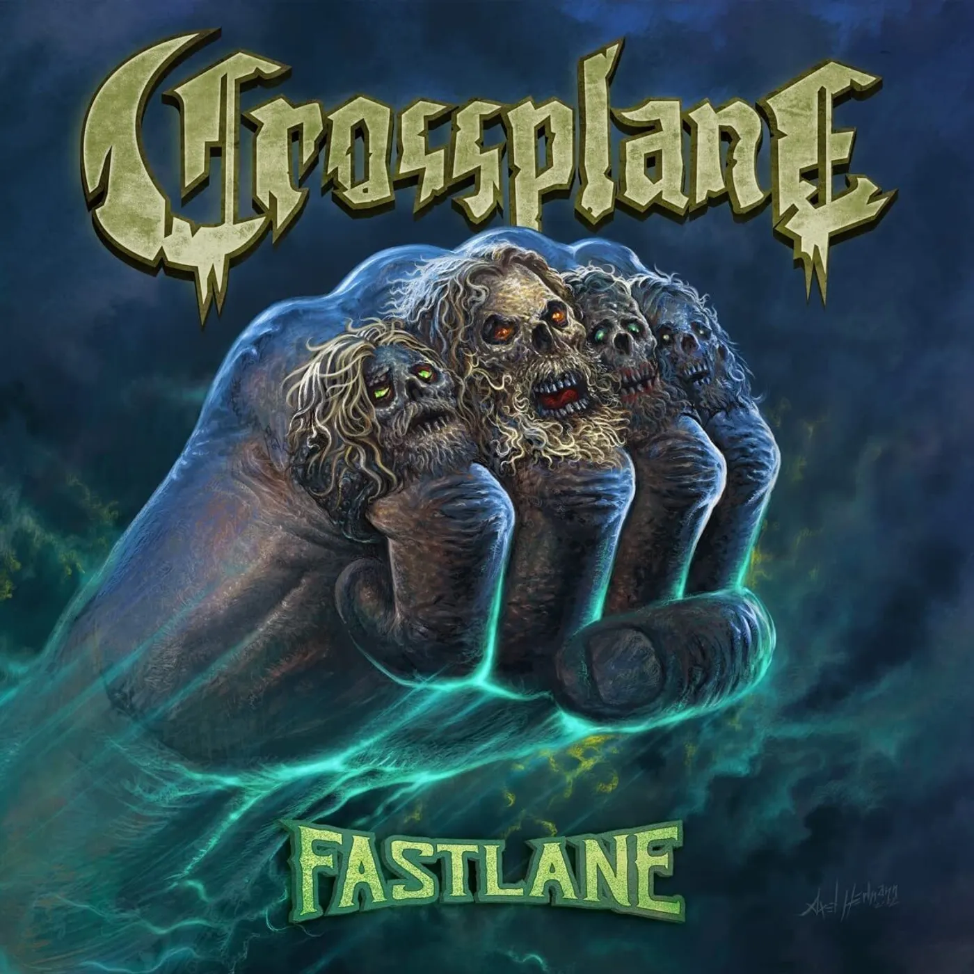 Crossplane LP - Fastlane (Green Marbled Vinyl)