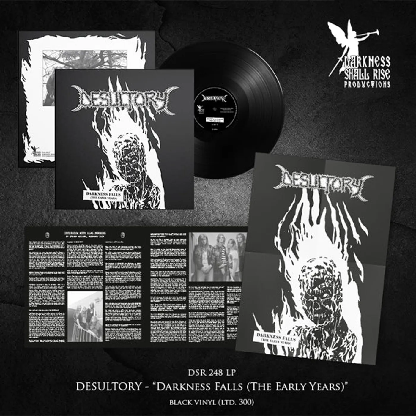 Desultory LP - Darkness Falls [The Early Years] (Vinyl)