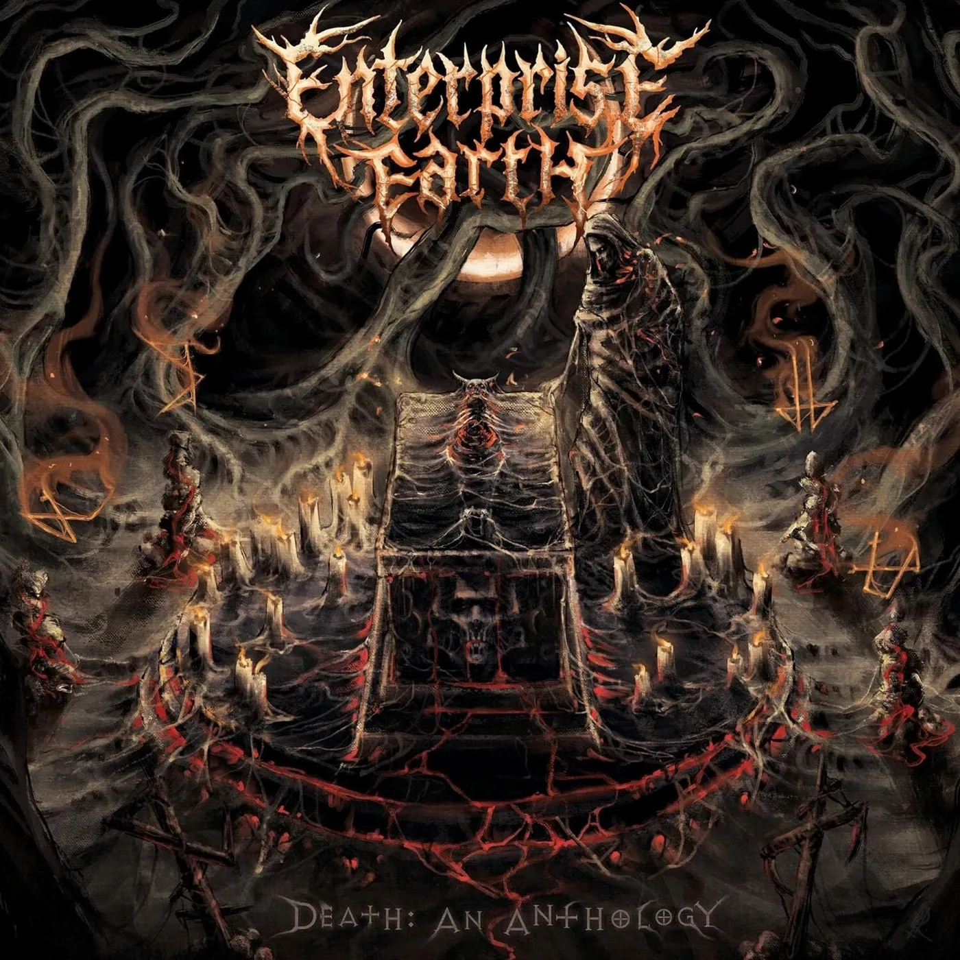 Enterprise Earth LP - Death: An Anthology (2Lp) (Ruby Marble) (Vinyl)