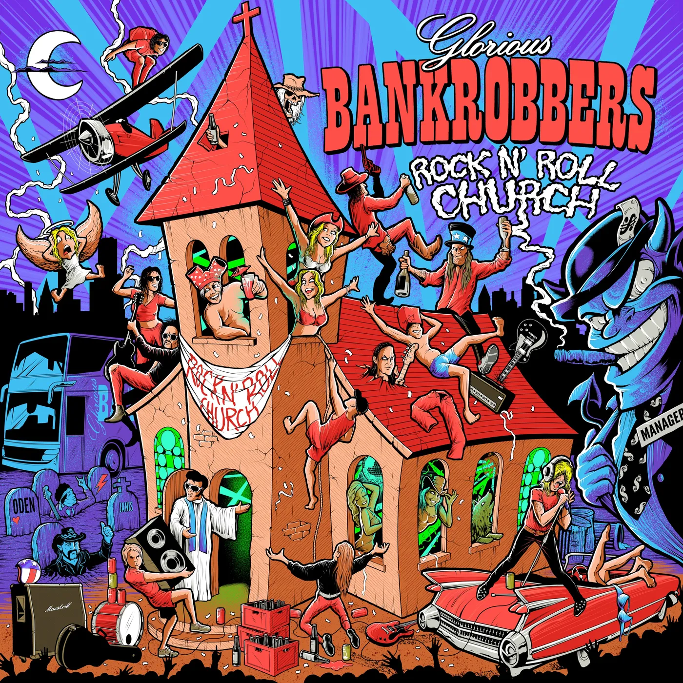Glorious Bankrobbers LP - Rock'N'Roll Church (Vinyl)