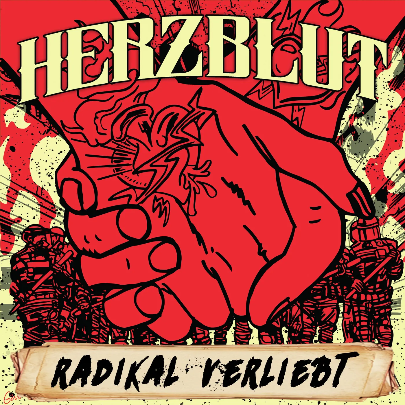 Herzblut LP - Radikal Verliebt (Red/Marble Vinyl)