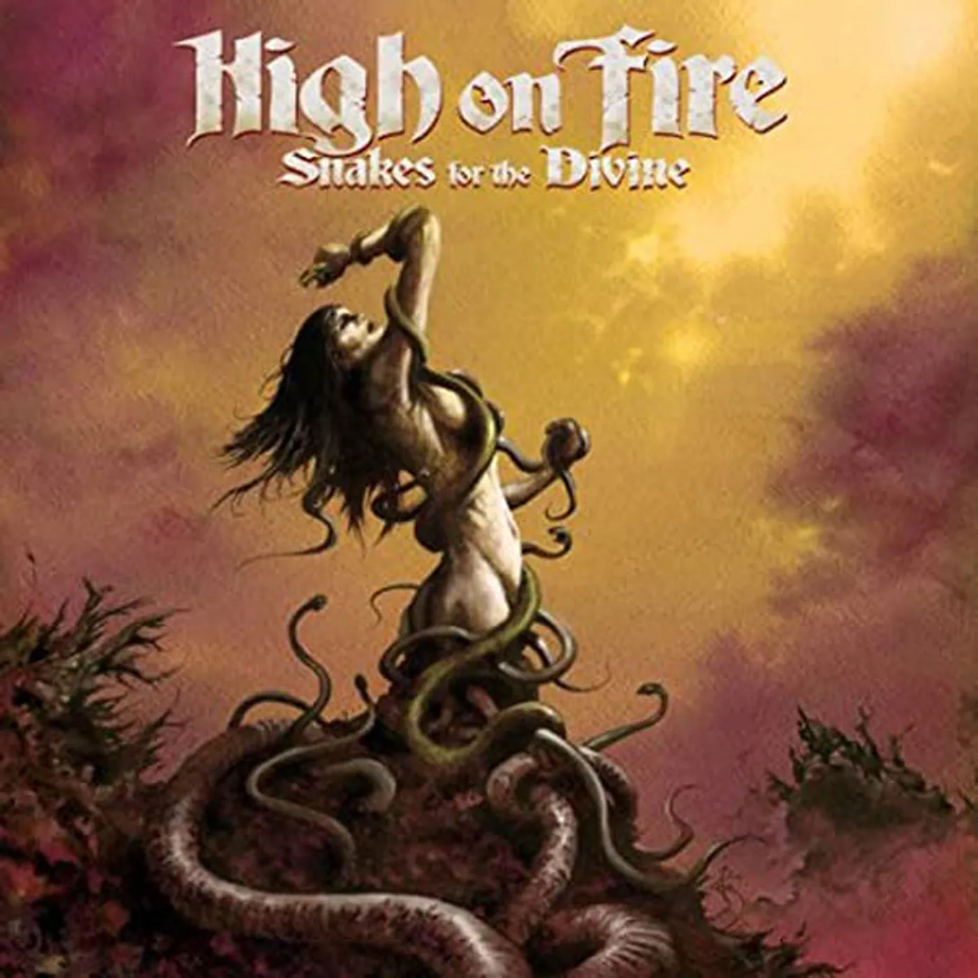 High On Fire LP - Snakes For The Divine (2Lp Translucent Ruby) (Vinyl)