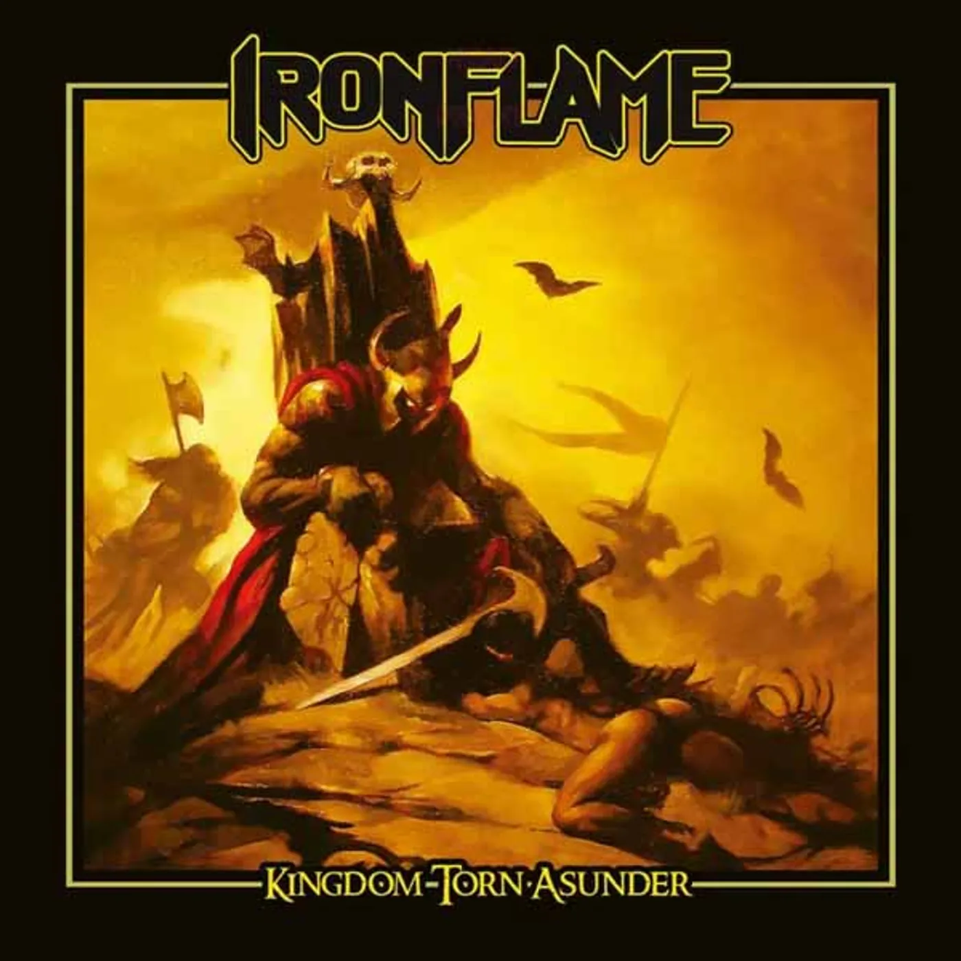 Ironflame LP - Kingdom Torn Asunder (Galaxy Vinyl)
