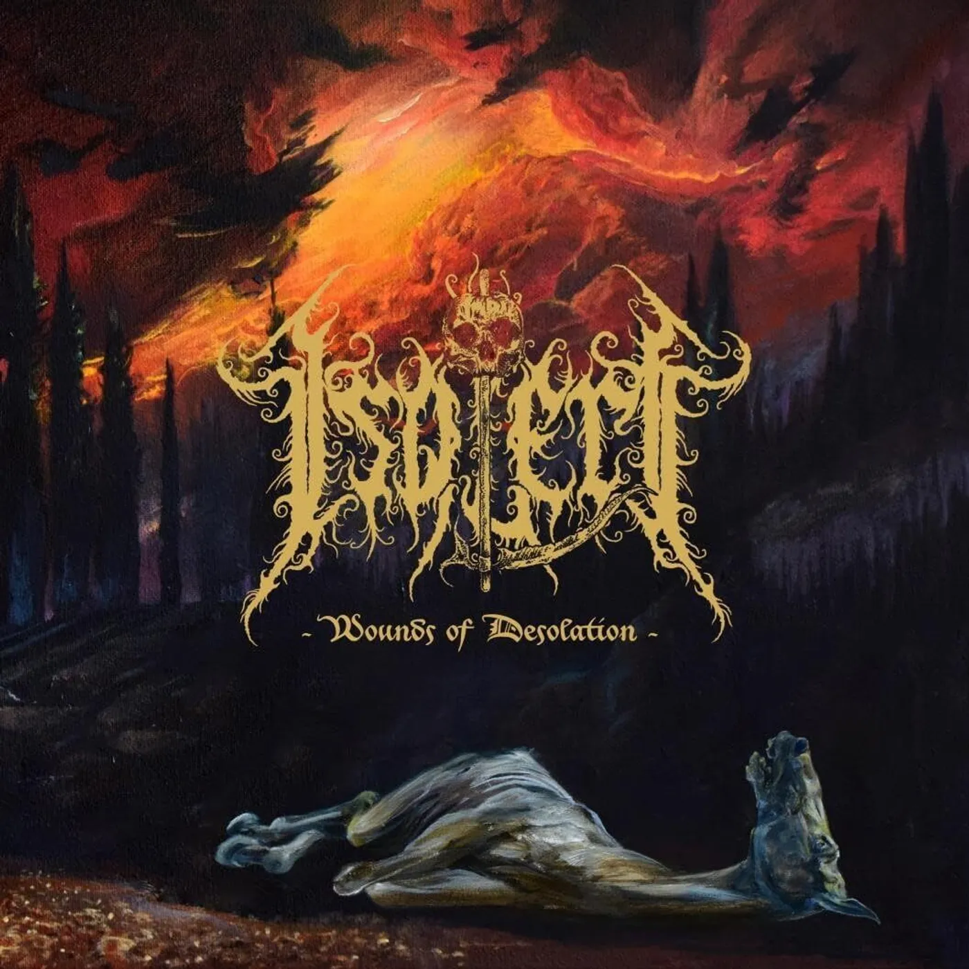 Isolert LP - Wounds Of Desolation (Vinyl)