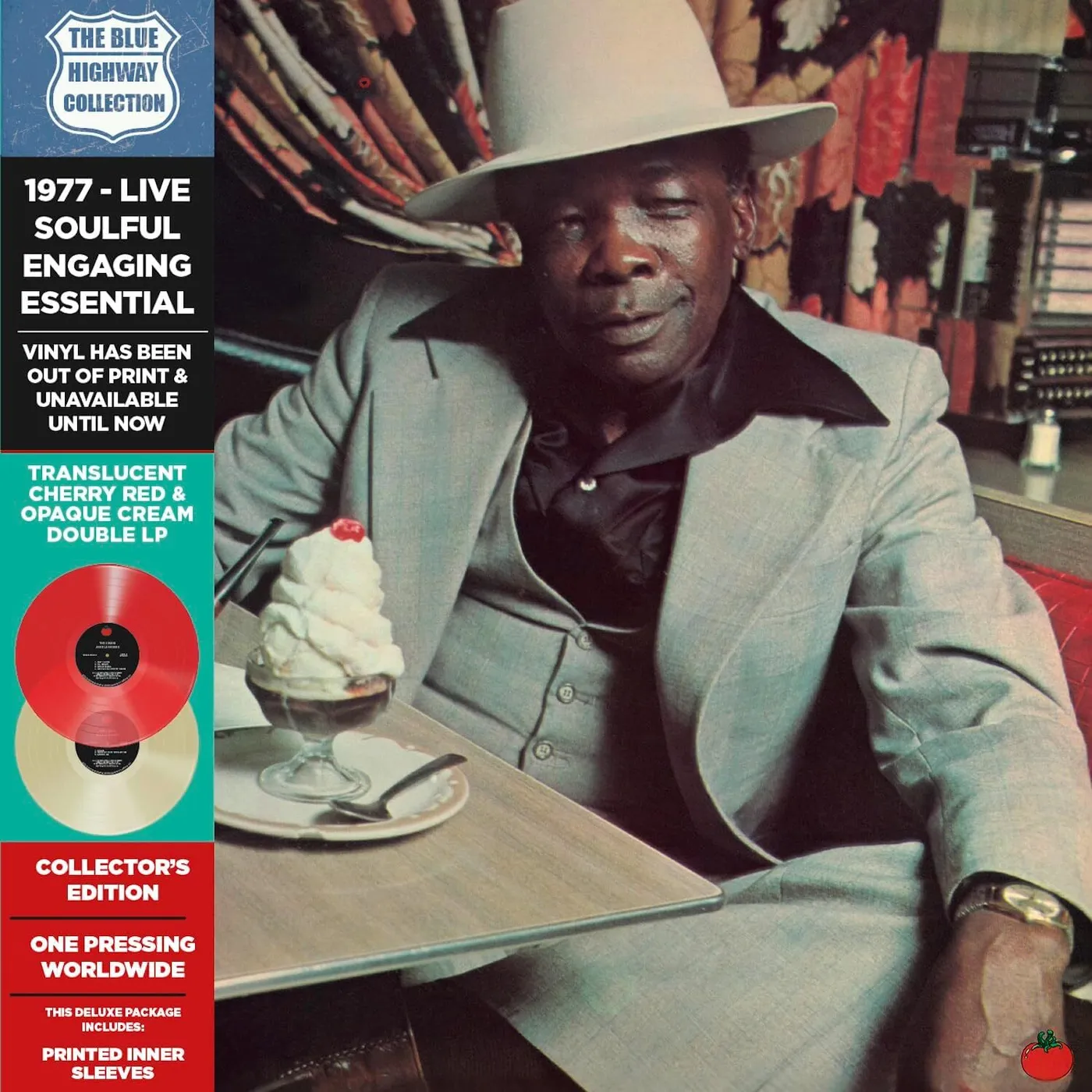 John Lee Hooker LP - The Cream (Tomato Records) (Cherry Red & White Cream Vinyl)