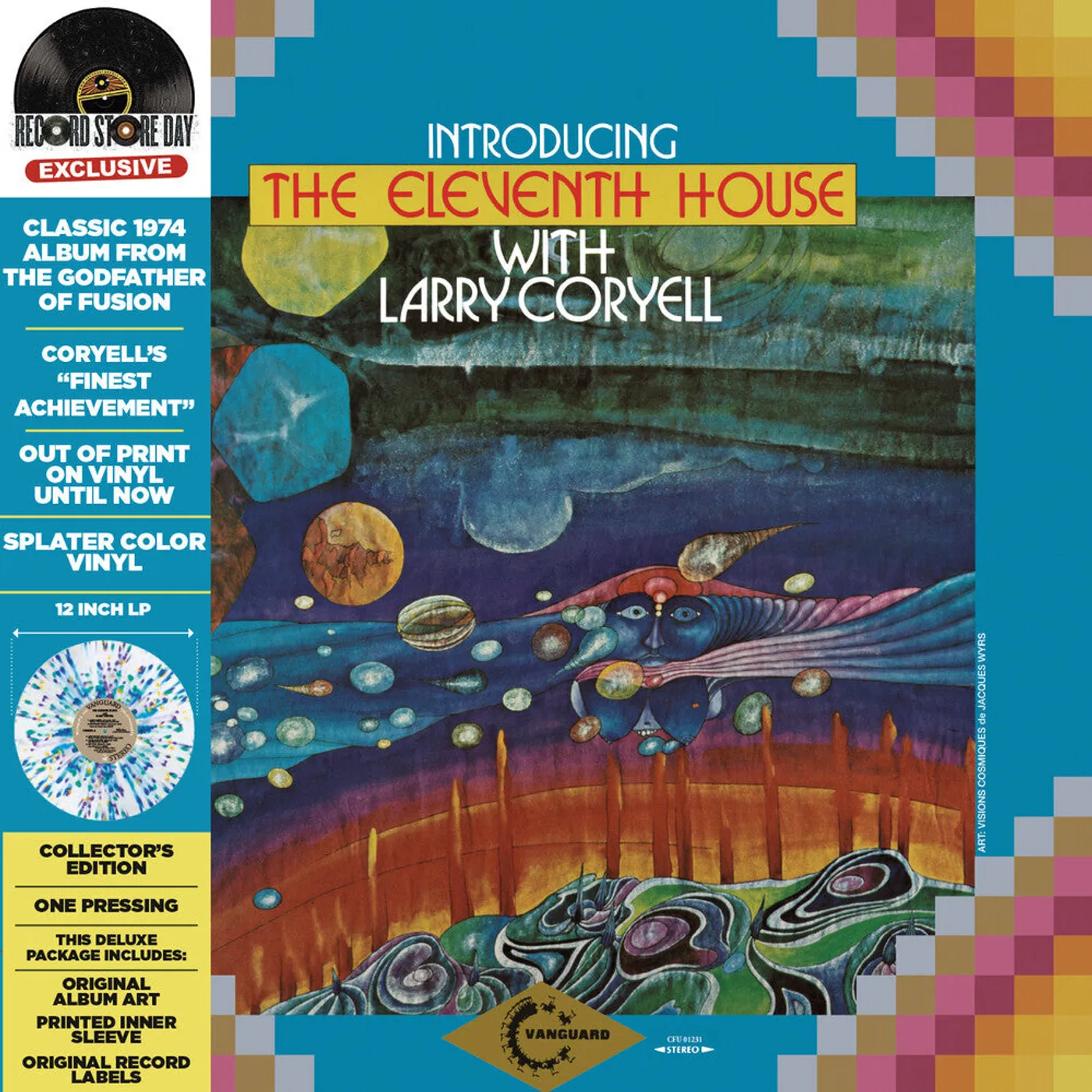 Larry Coryell LP - Introducing The Eleventh House (Clear Blue/Purple Vinyl) (Rsd 2023)