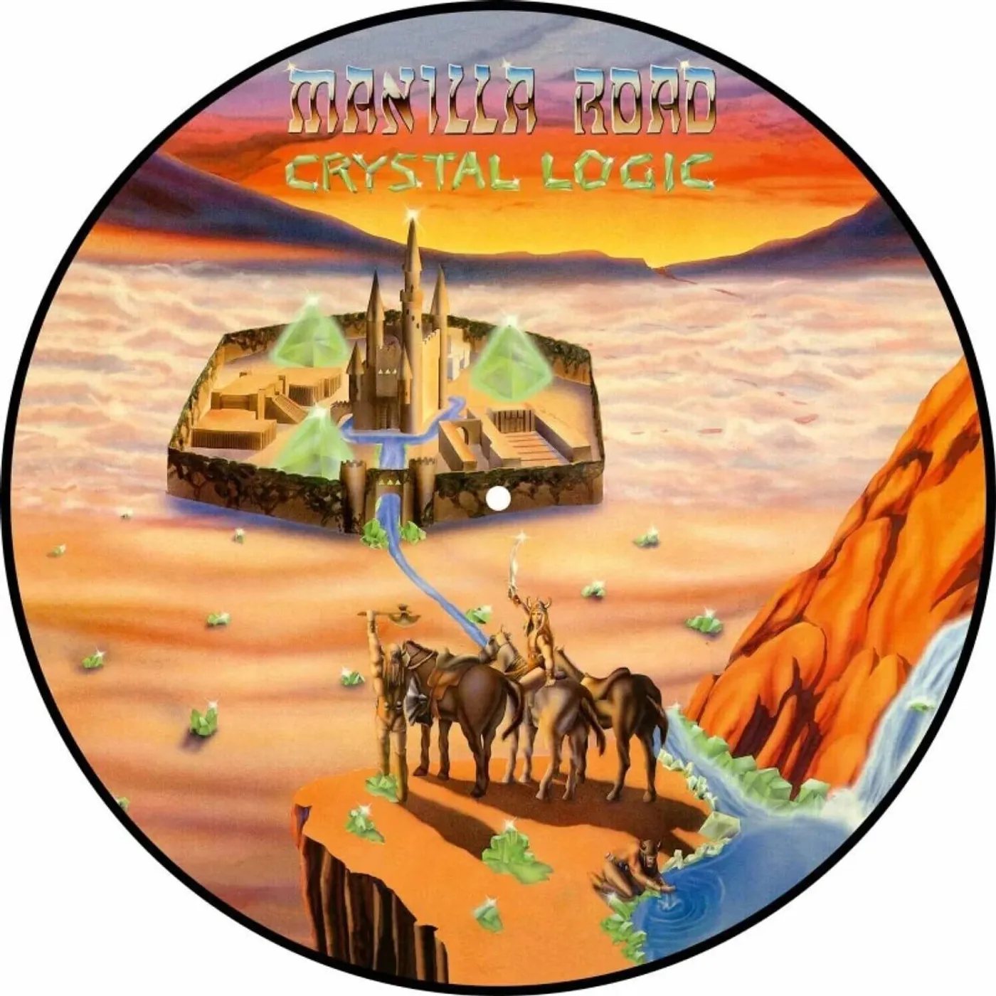 Manilla Road LP - Crystal Logic (Picture Vinyl)