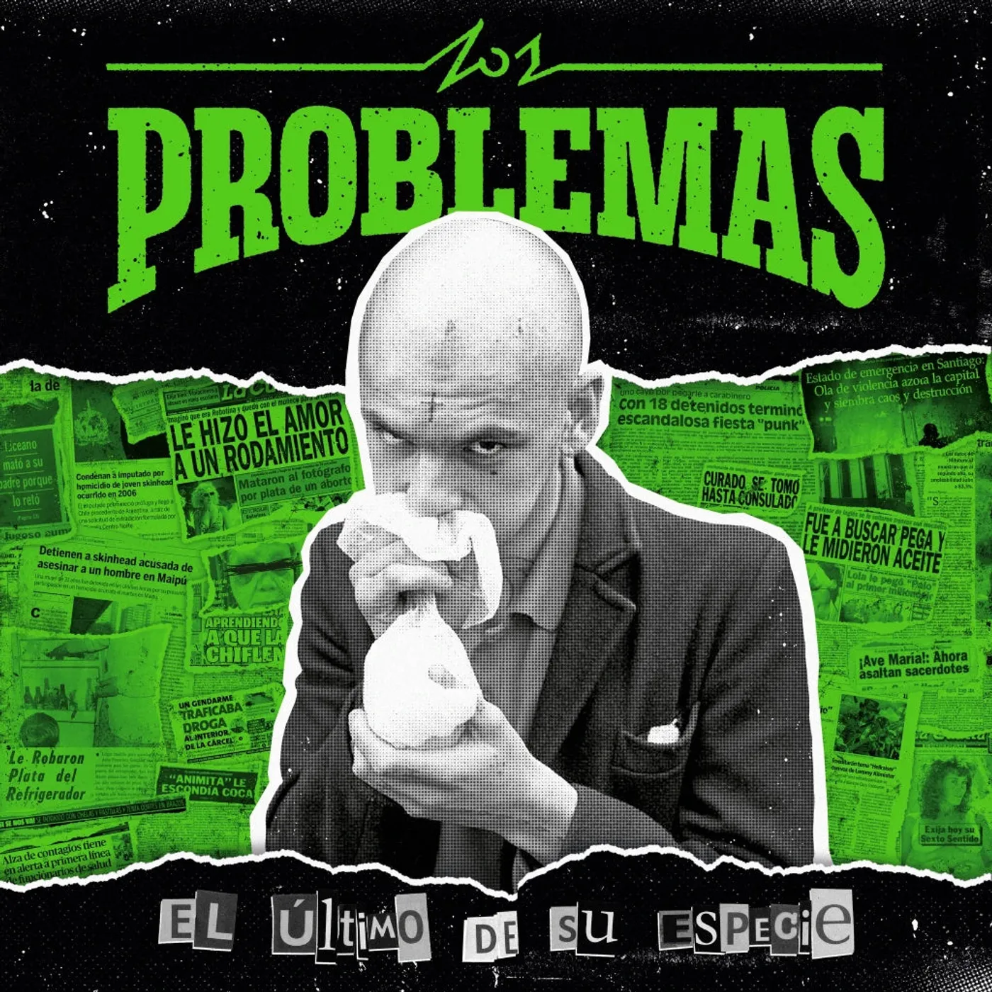 Los Problemas LP - El Ultimo De Su Especie (Green-Black Marbled Vinyl)