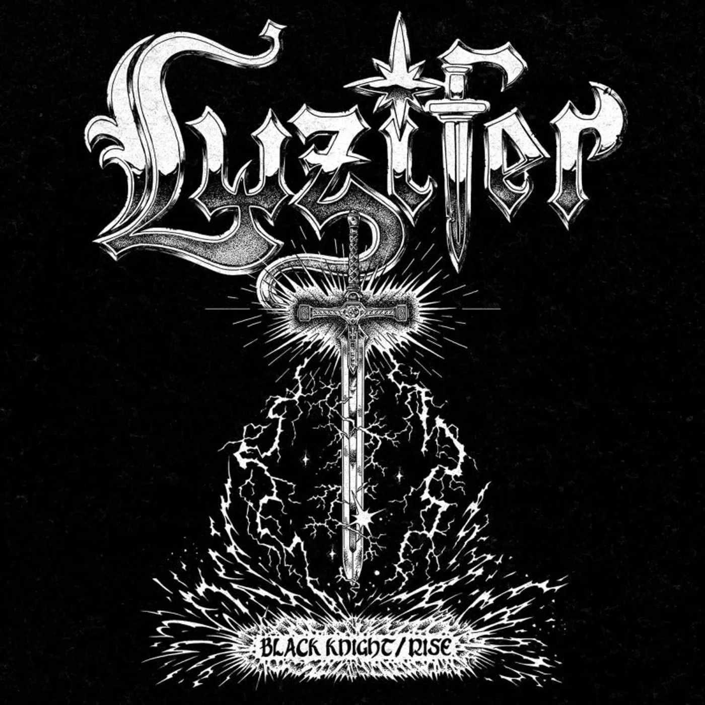 Luzifer LP - Black Knight / Rise (Vinyl)