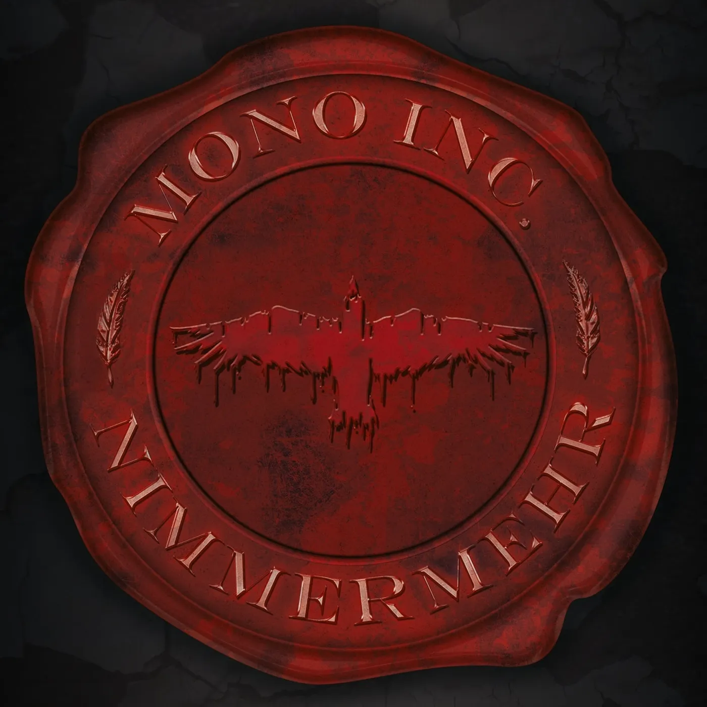 Mono Inc. LP - Nimmermehr (Red  Vinyl W/ Black Streaks) (2Lp)